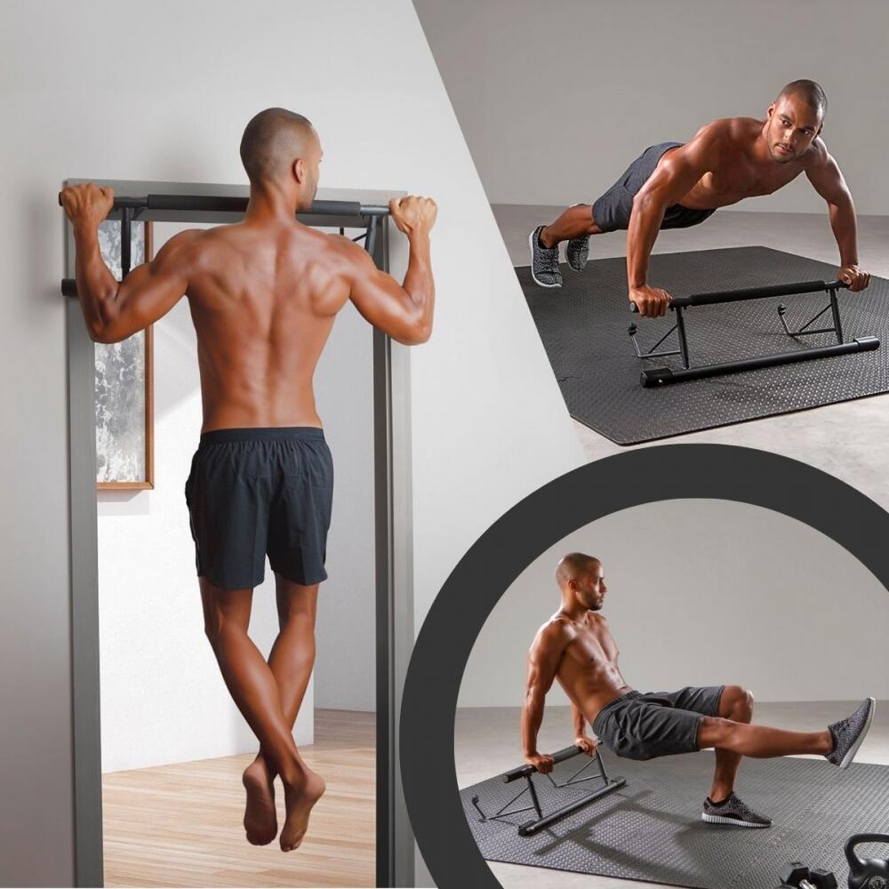 Pull-up Bar 101x 25x 3.5cm Verstelbaar Strijkijzer Installatie zonder 4/7
