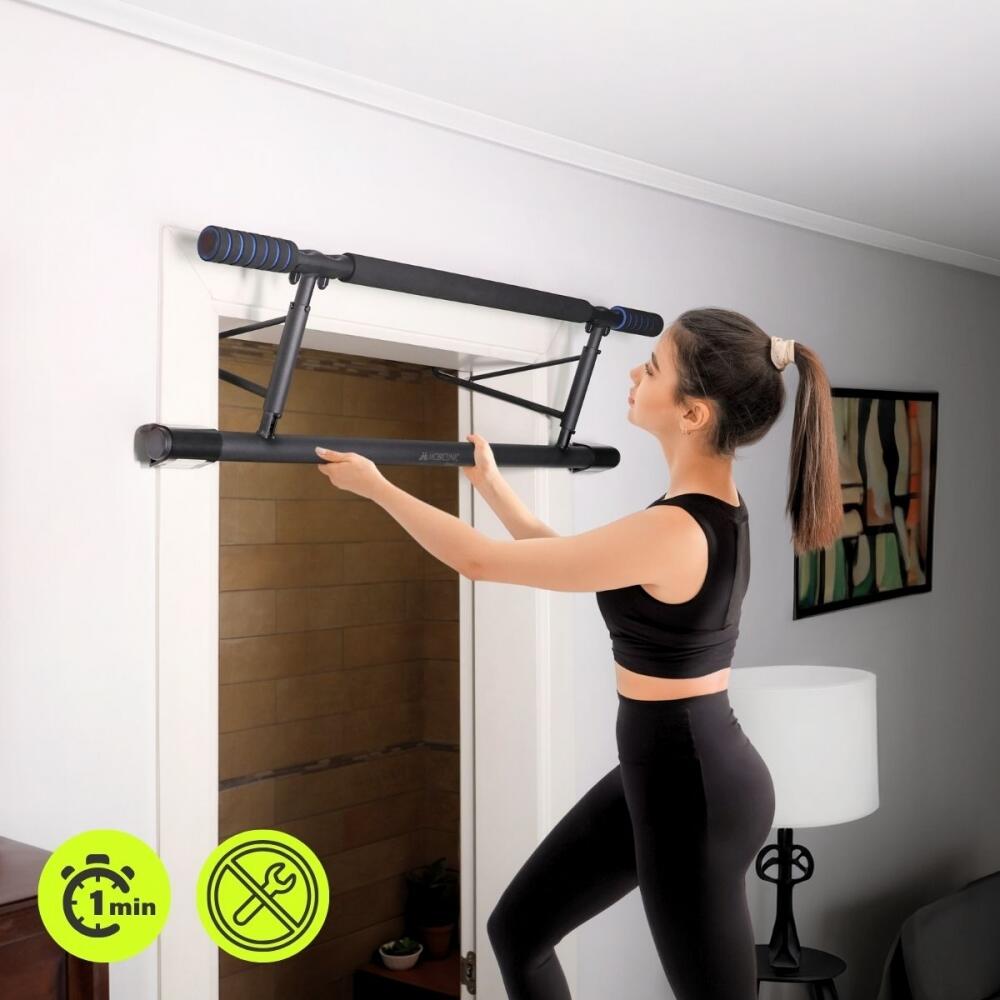 Pull-up Bar 101x 25x 3.5cm Verstelbaar Strijkijzer Installatie zonder 5/7