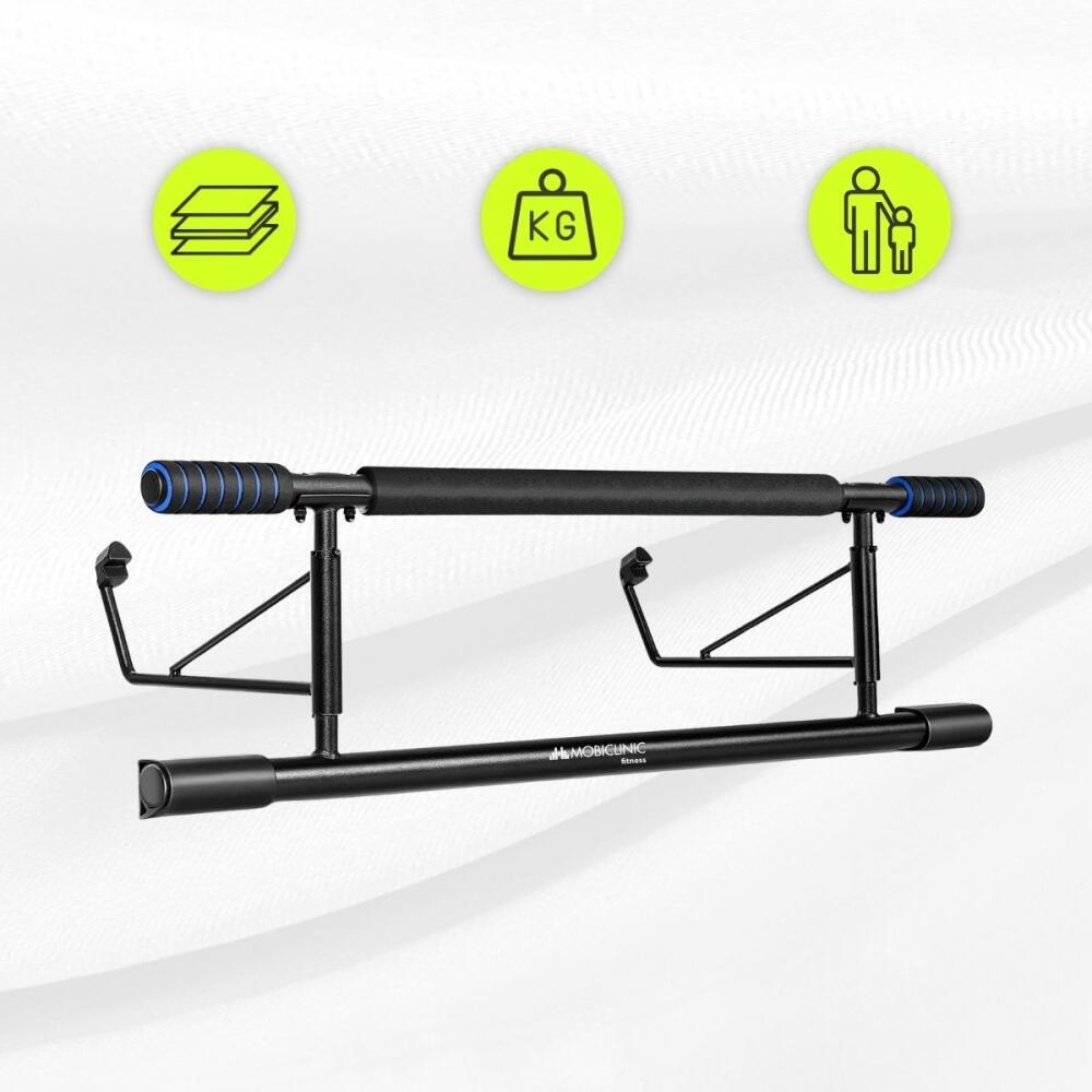 Pull-up Bar 101x 25x 3.5cm Verstelbaar Strijkijzer Installatie zonder 2/7