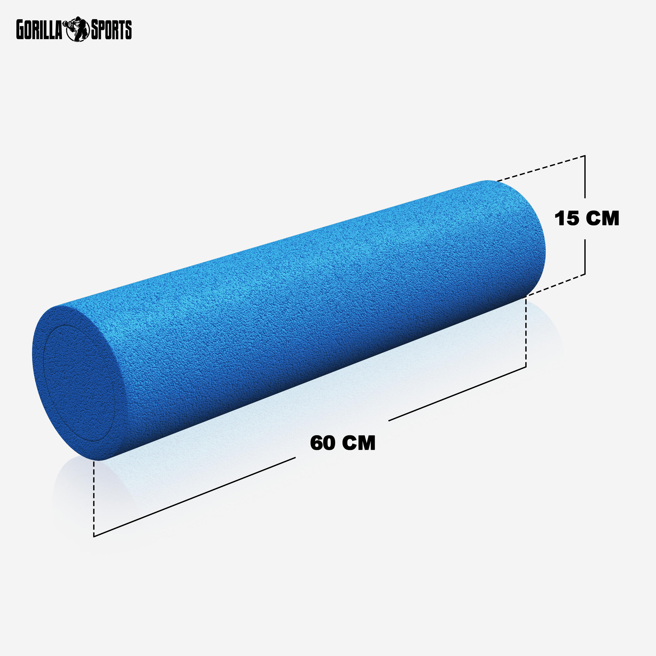 ROULEAU DE PILATES EN MOUSSE | AÉROBIC ET YOGA | 60x15CM COULEUR AU CHOIX 6/7