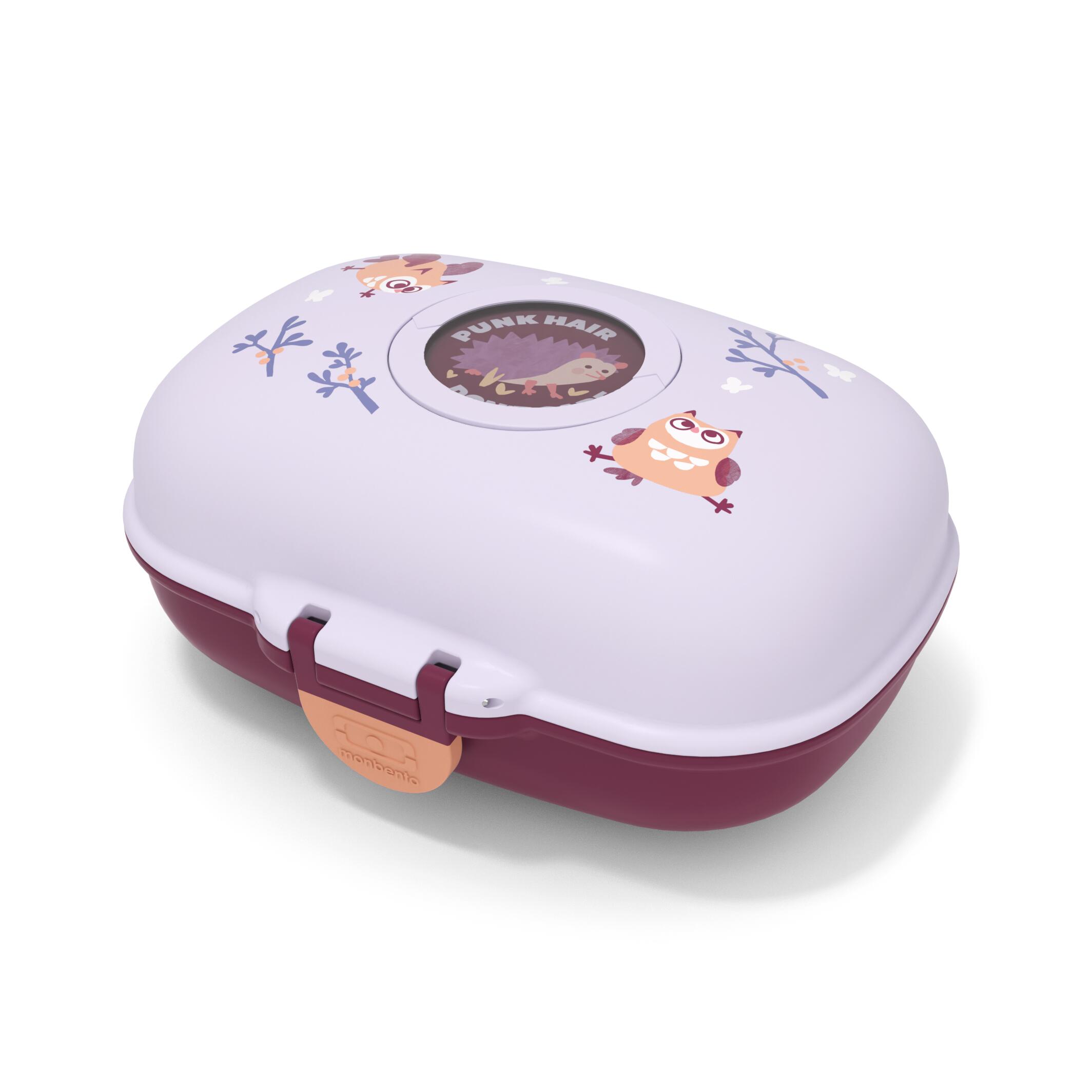 MONBENTO Scatola della merenda 600ml |Bambini|Scuola, picnic|Gram