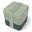 Boite repas 2x850ml - 1,7L| Adulte |Bureau, pique-nique|Made in France|Square