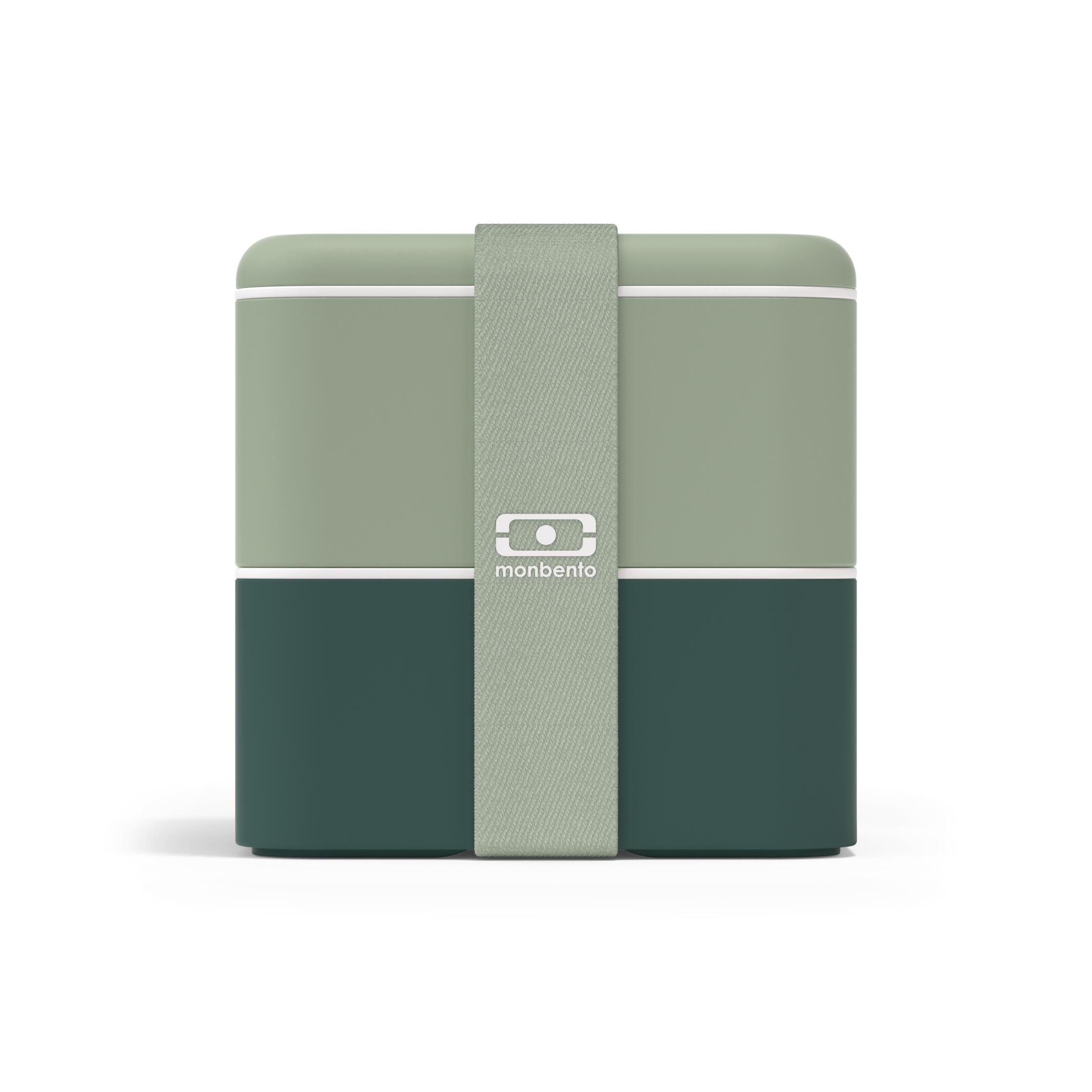 Boite repas 2x850ml - 1,7L| Adulte |Bureau, pique-nique|Made in France|Square 2/6