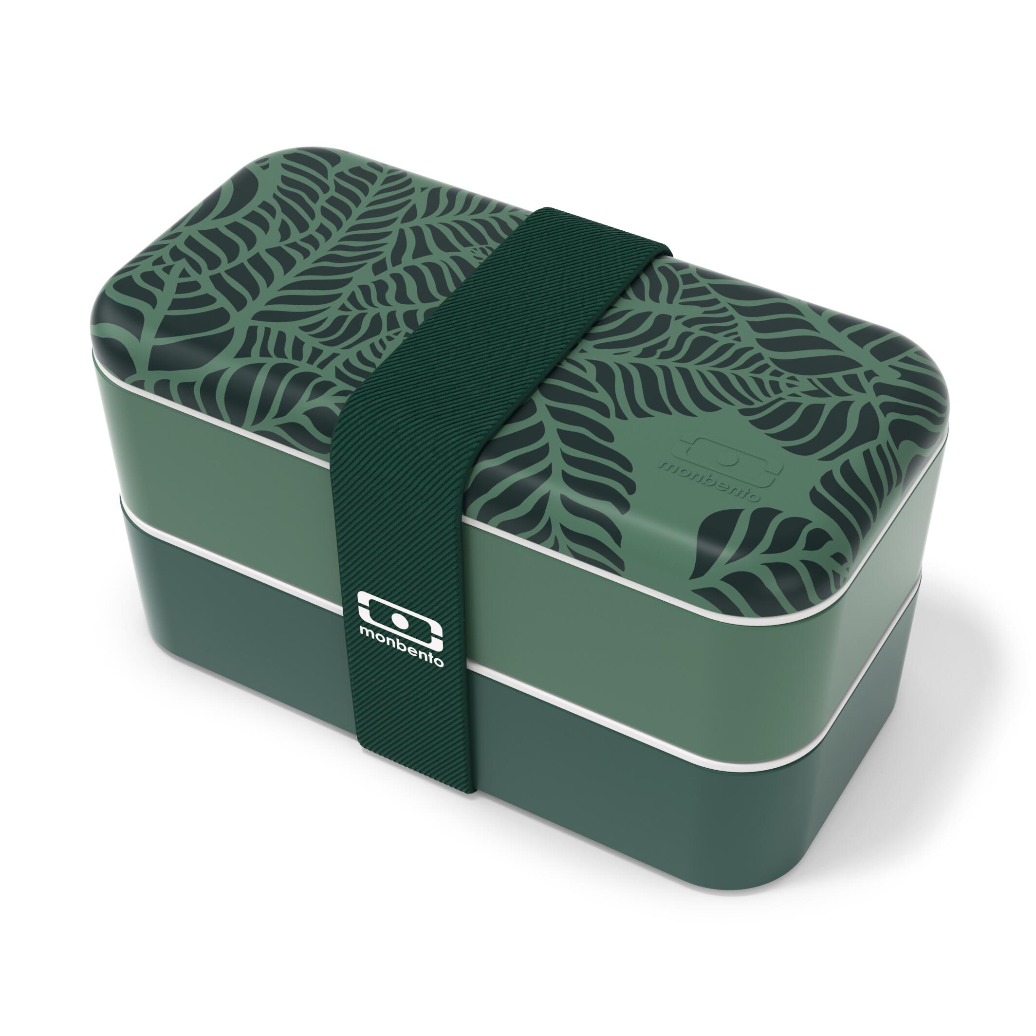 Monbento - Boite Repas 2x500ml - 1l|adulte |bureau, Pique-nique|made In France|original - Lunchbox - Vert - 1 L - Decathlon