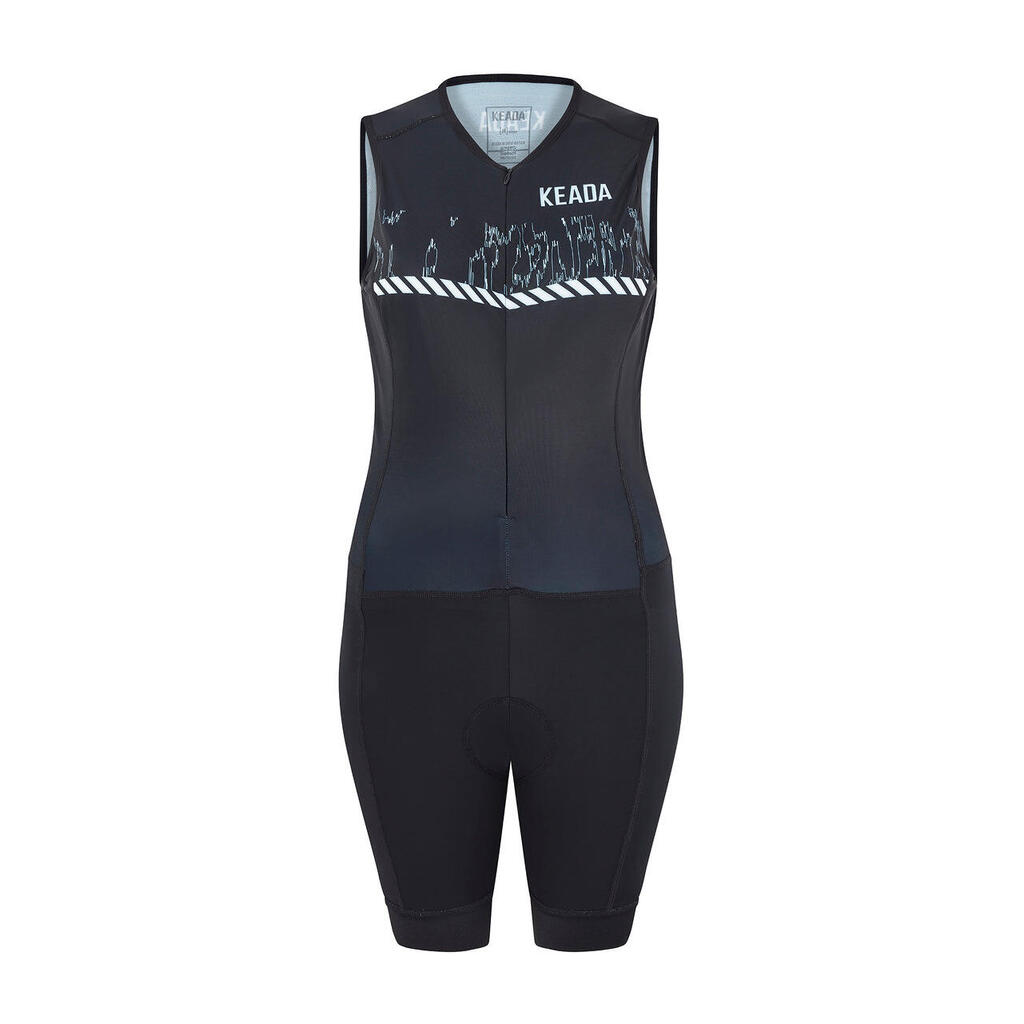 Womens Sleeveless Trisuit - Signal One