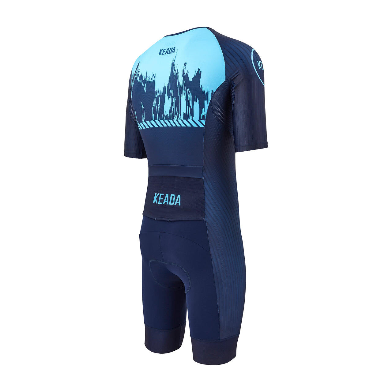 Męski trisuit z rękawami - Signal Four 3/4