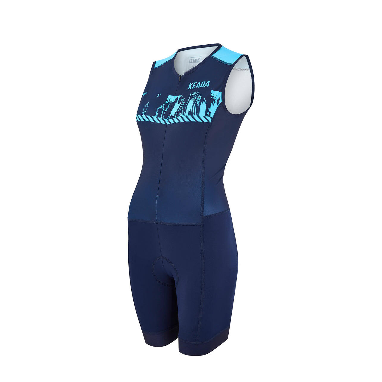 Damen ärmelloser Trisuit - Signal Three 3/4