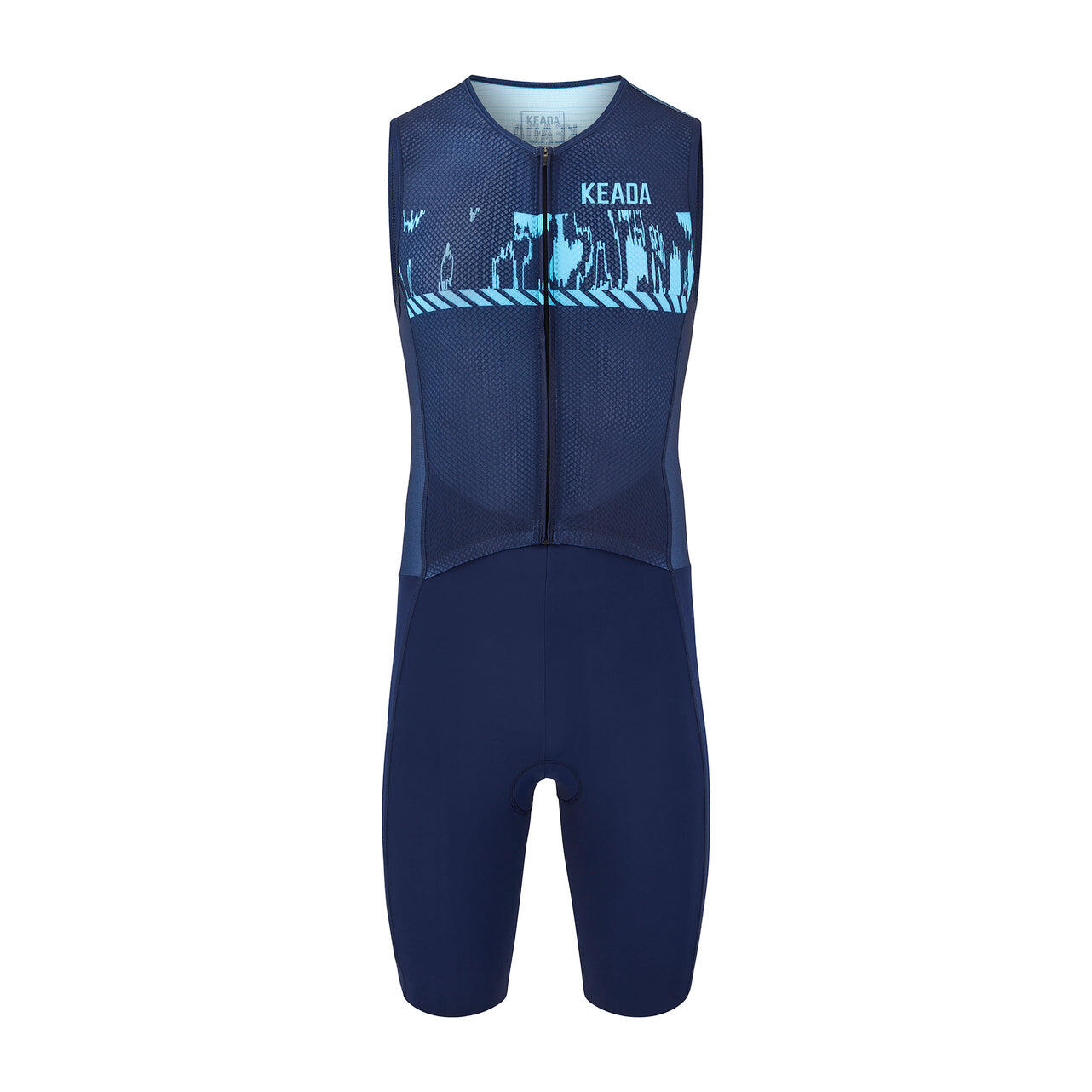 KEADA SPORTS Mens Sleeveless Trisuit - Signal One