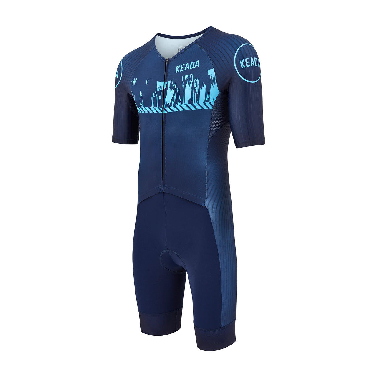 Męski trisuit z rękawami - Signal Four 2/4