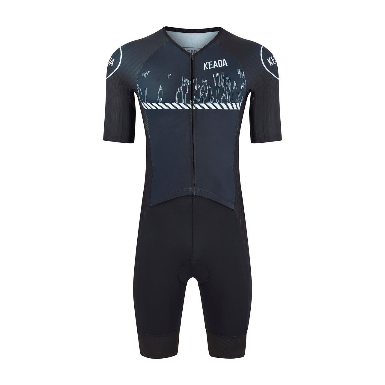 KEADA SPORTS Mens Sleeved Trisuit - Signal One