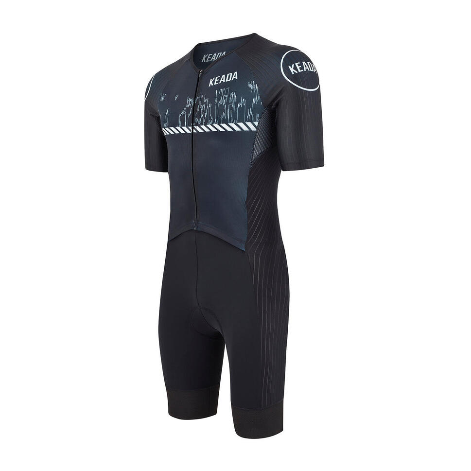 Męski trisuit z rękawami - Signal Two