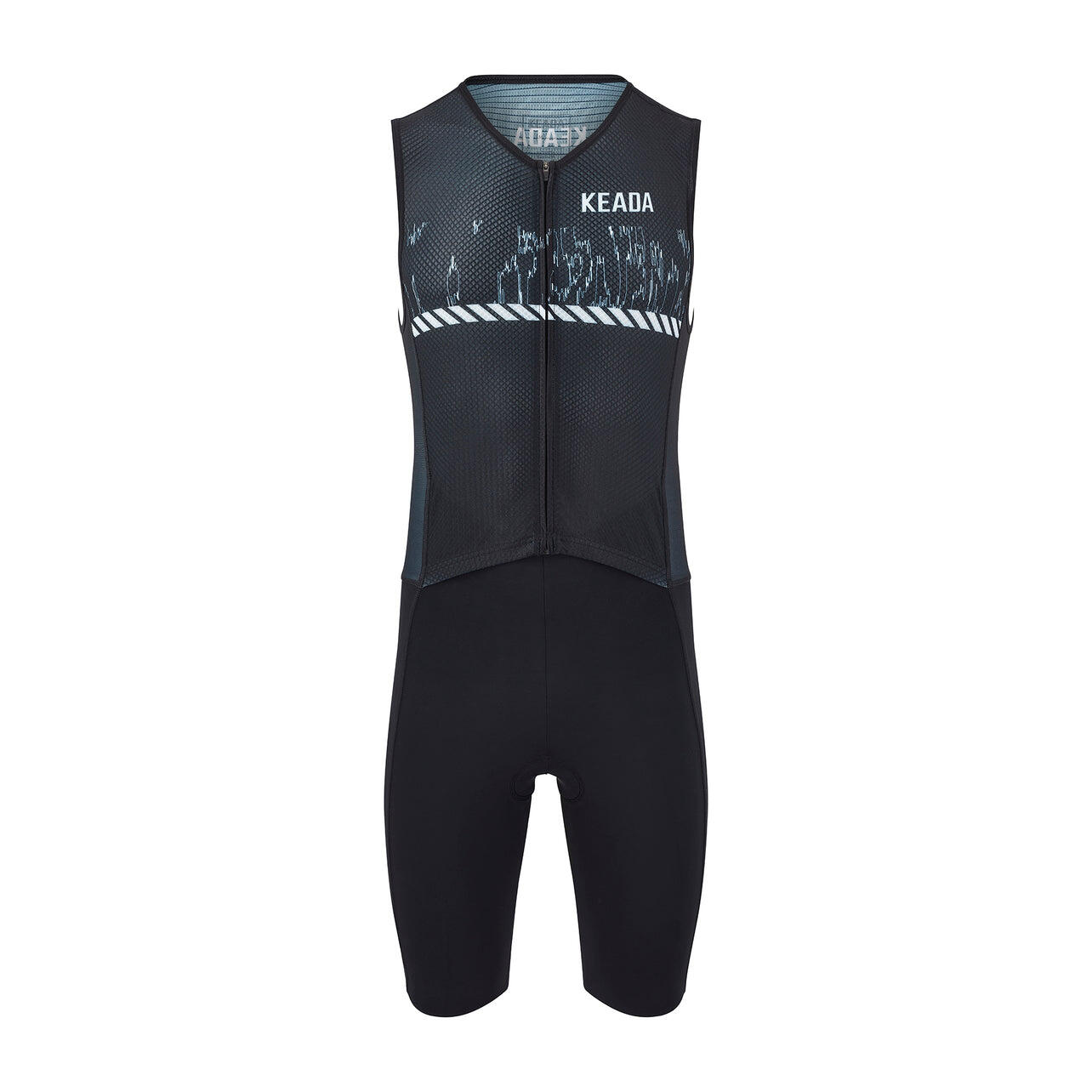 Keada Sports - Trisuit Sans Manches Homme - Signal One - Trifonction - Blanc|noir - 52 2xl - Decathlon
