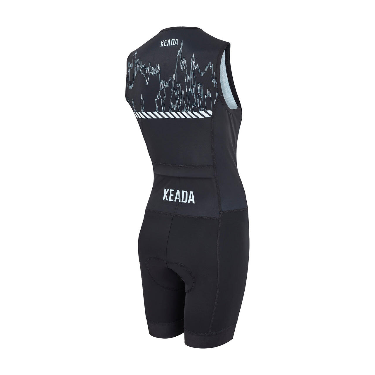 Womens Sleeveless Trisuit - Signal One 3/4