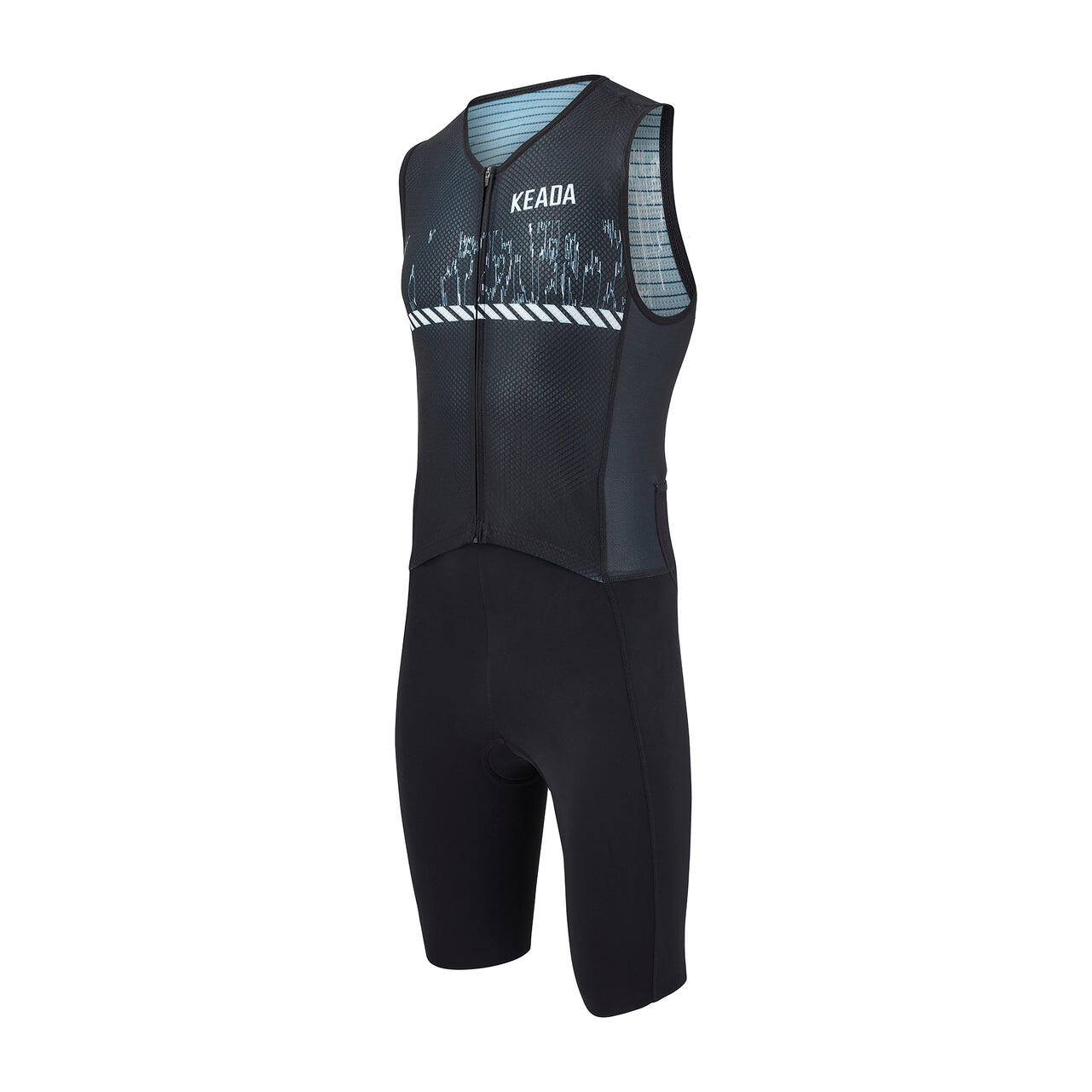 Heren Mouwloze Trisuit - Signal One 3/4