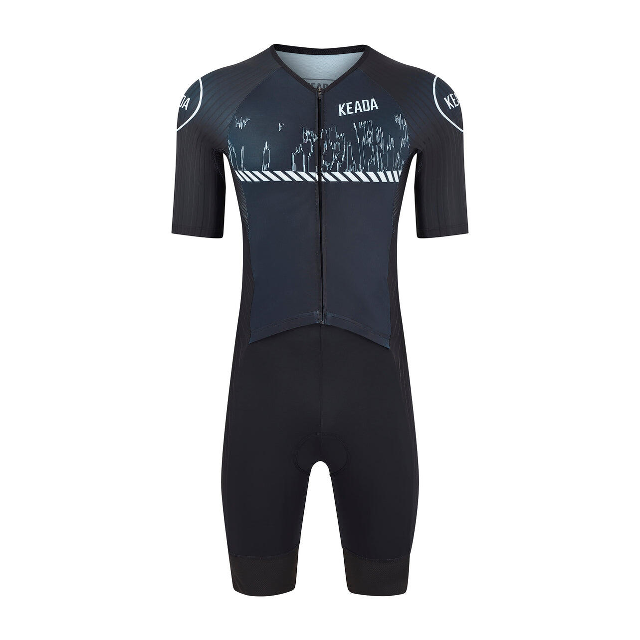 KEADA SPORTS Mens Sleeved Trisuit - Signal One