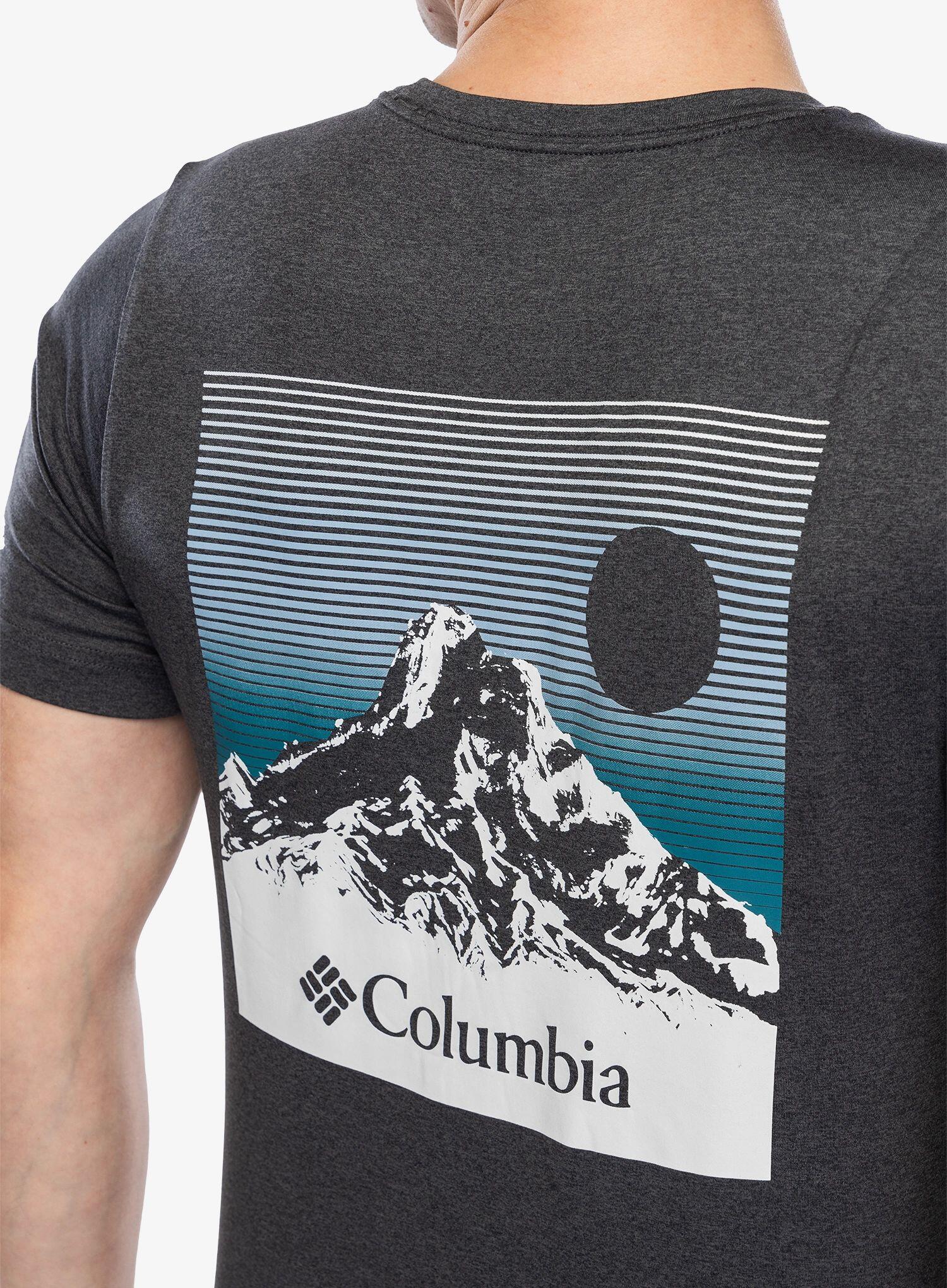 Koszulka szybkoschnąca męska Columbia Kwick Hike Back Graphic S/S Tee 6/6
