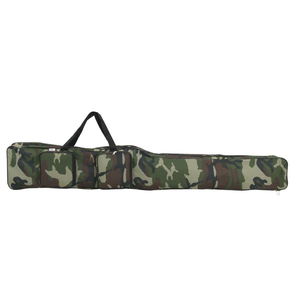 Vidaxl - Vidaxl Sac De Canne À Pêche 150 Cm Tissu Oxford Camouflage Vert - Ensemble Pêche - Marron|vert - Decathlon