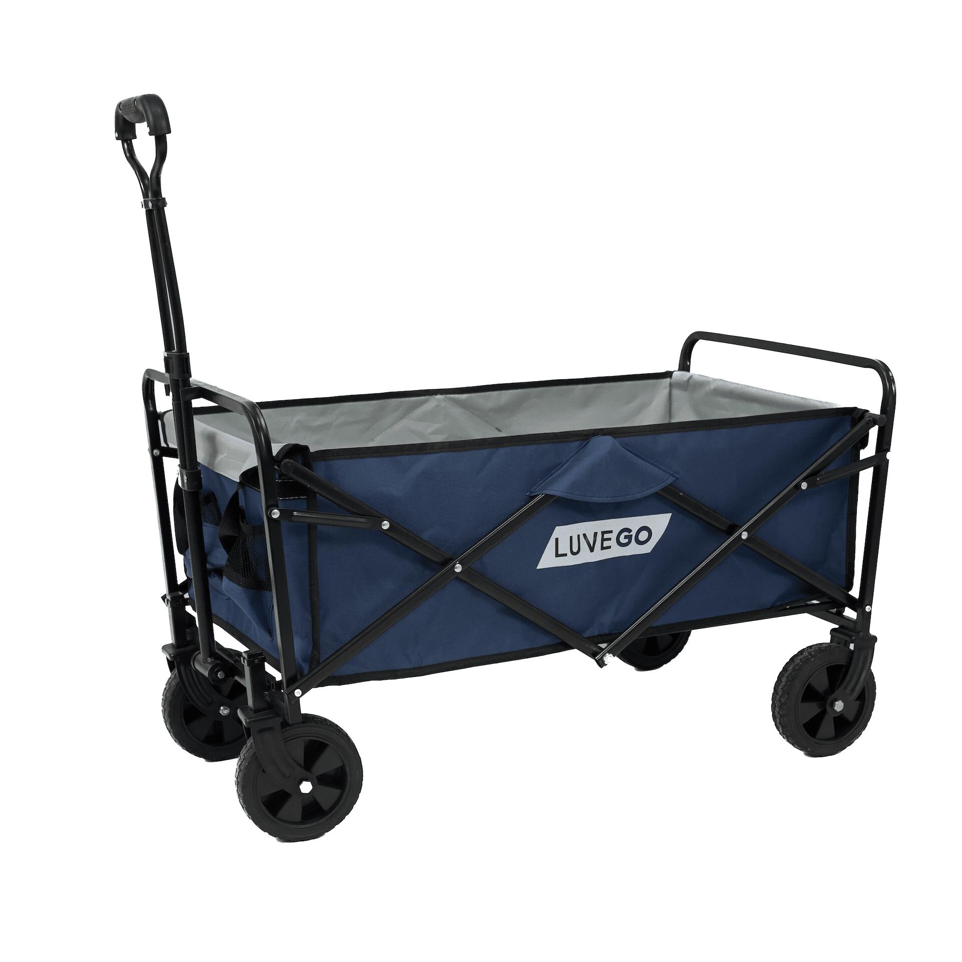 LUVEGO Opvouwbare Bolderkar – 80 kg Draagkracht | Stevige Wielen | Compact Opvouwbaar