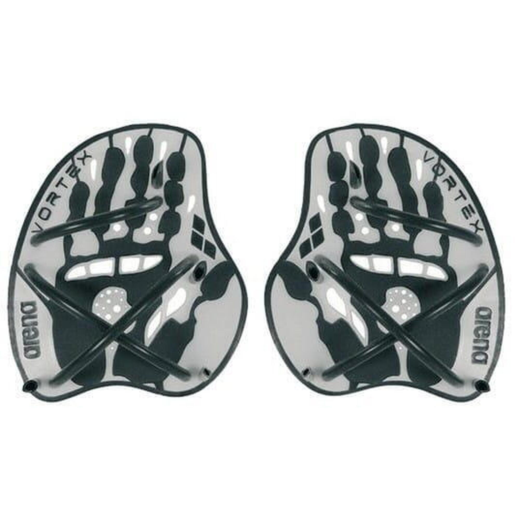 Arena Handpaddle Vortex Evolution Zilver
