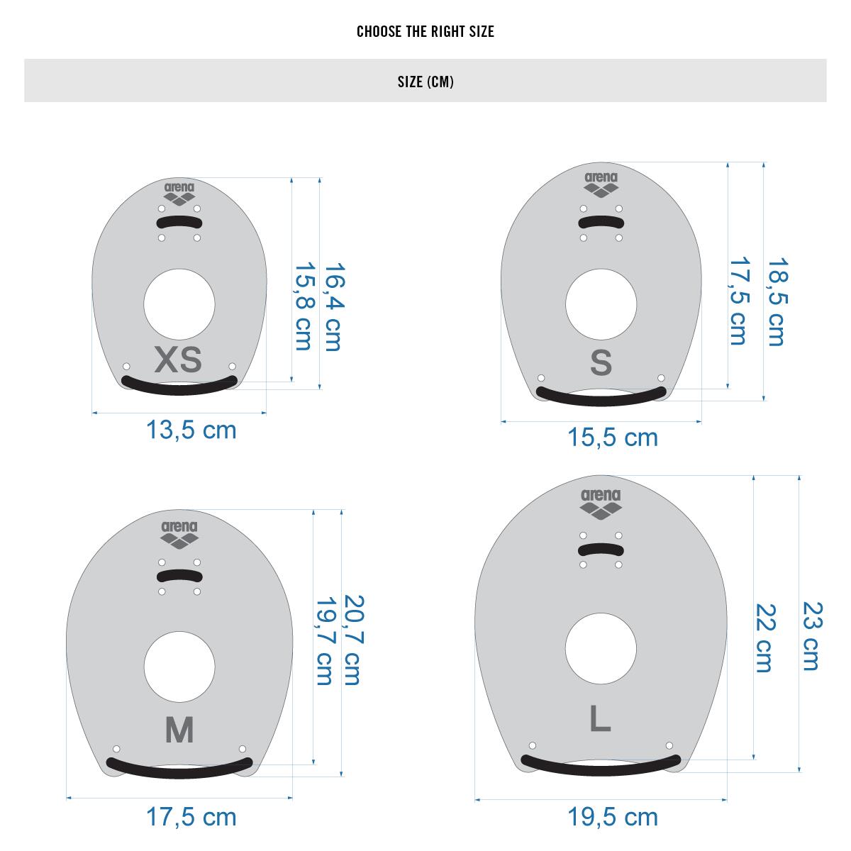 Arena Elite Hand Paddle 2 L 6/6