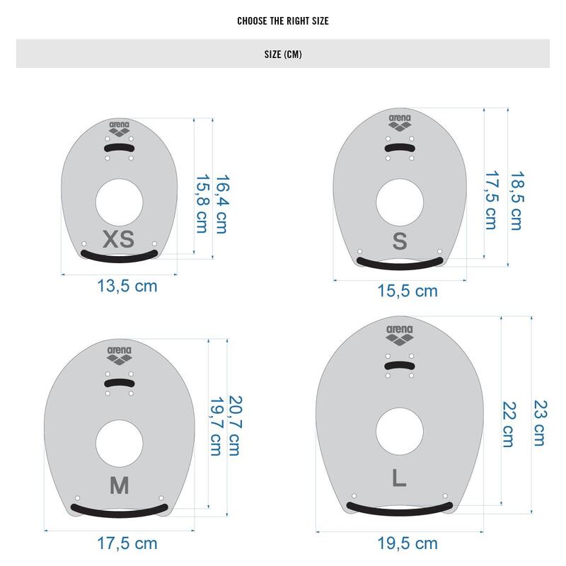 Vâsle de înot Arena Elite Hand Paddle 2