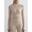 Femme Veste de Course Zippée Sans Couture Respirante Beige