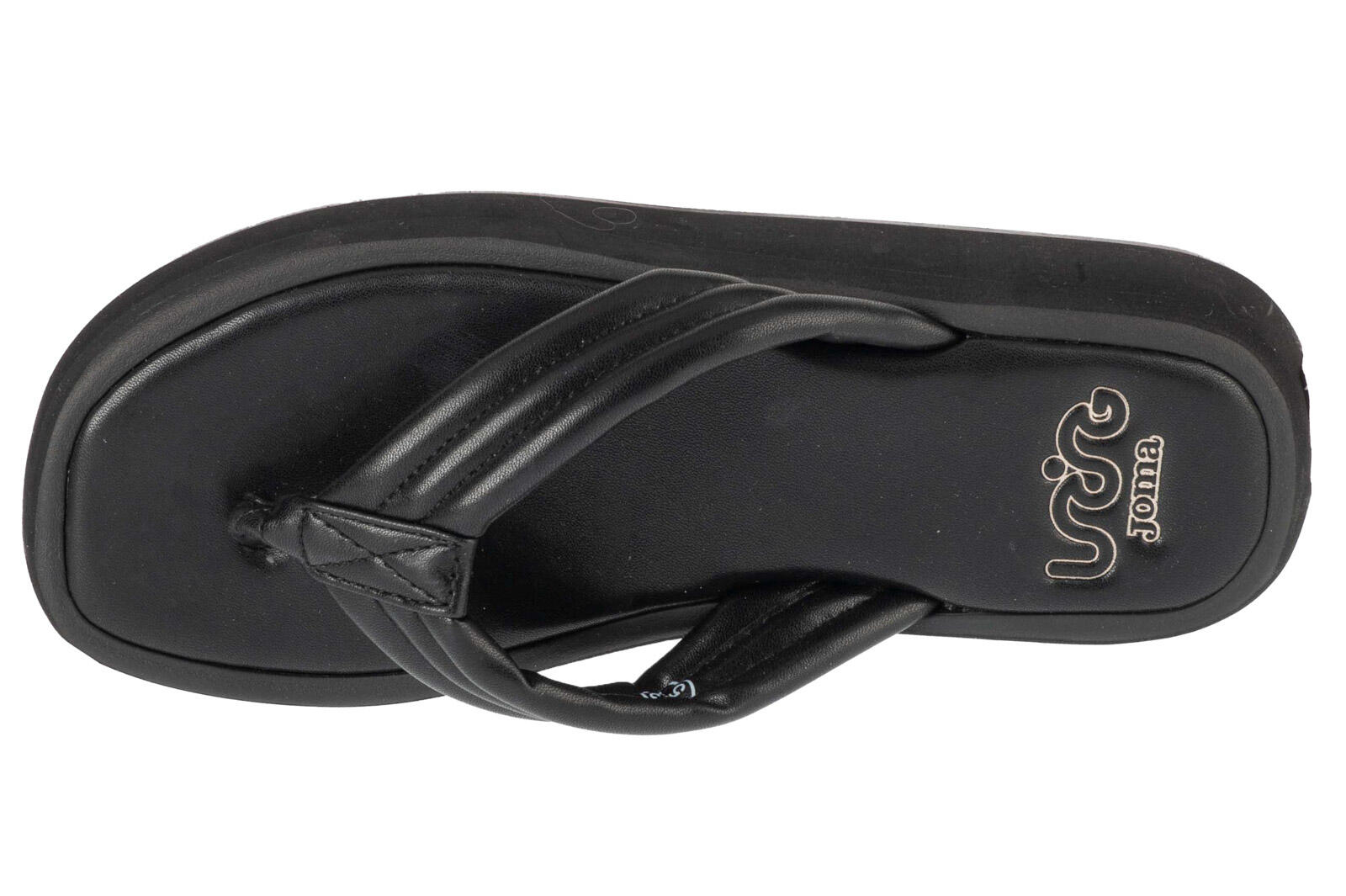 Joma Bahia Lady claquettes femme, noires, taille 37 3/4
