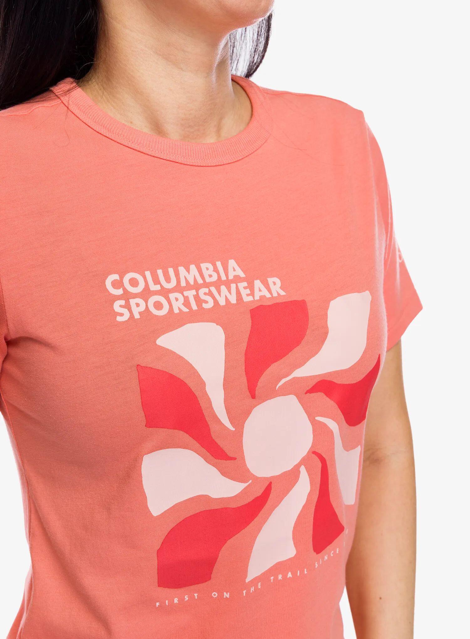 Koszulka damska Columbia Sun Trek Graphic S/S III 5/5