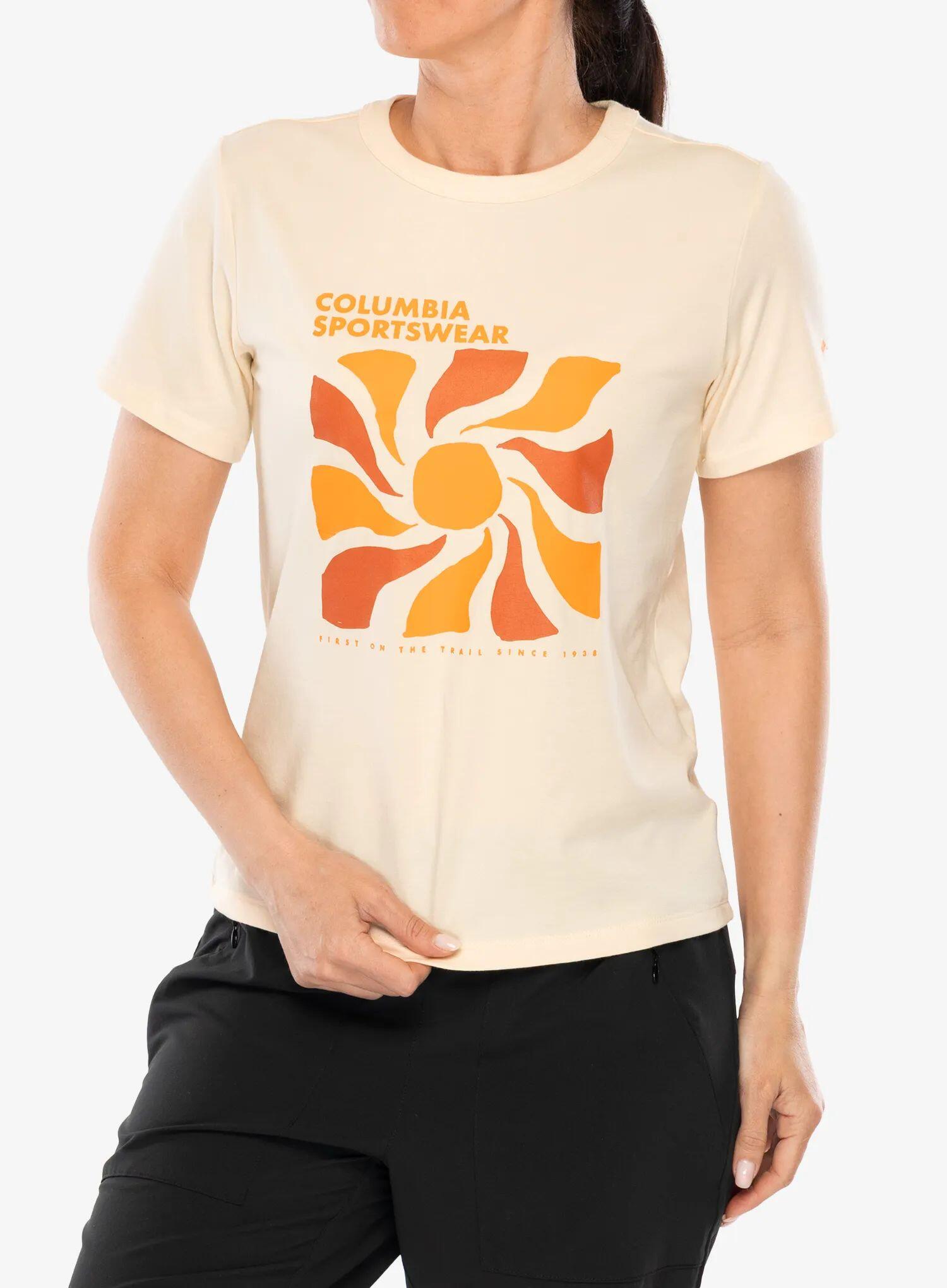 Koszulka z nadrukiem damska Columbia Sun Trek Graphic S/S III 3/6