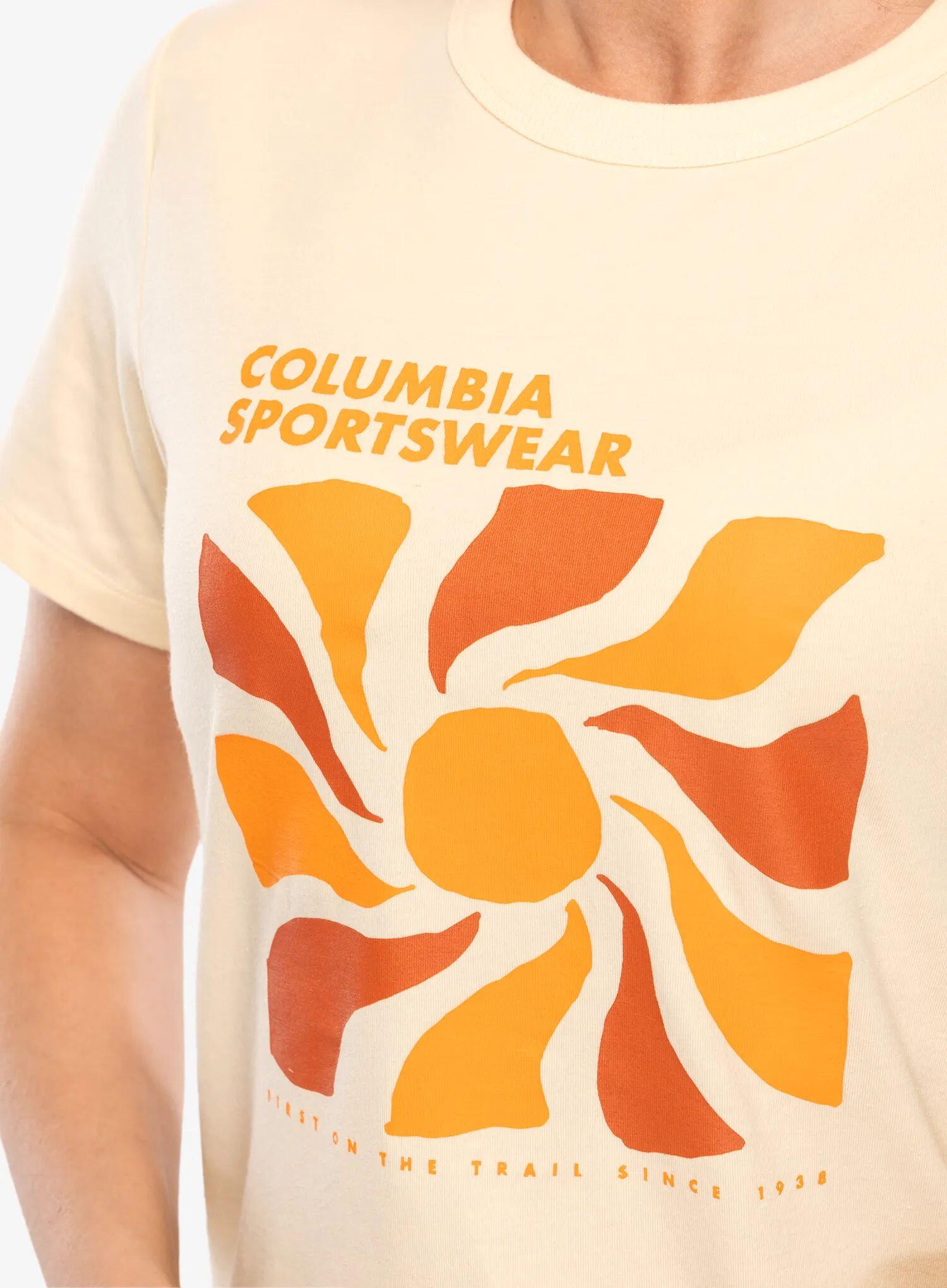 Koszulka z nadrukiem damska Columbia Sun Trek Graphic S/S III 6/6