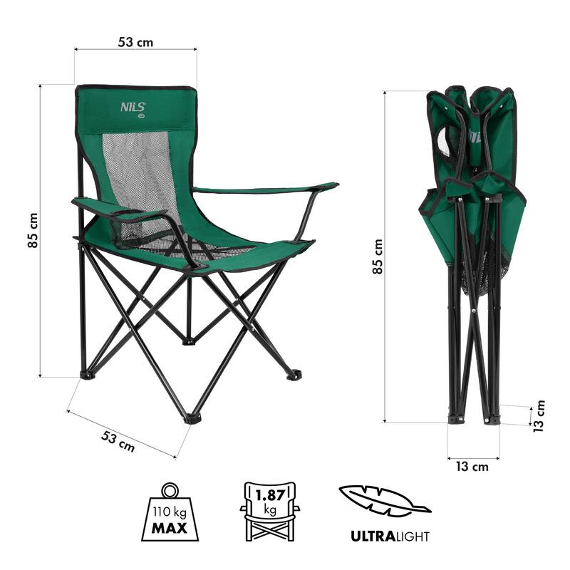 Scaun pliant NILS CAMP NC3302