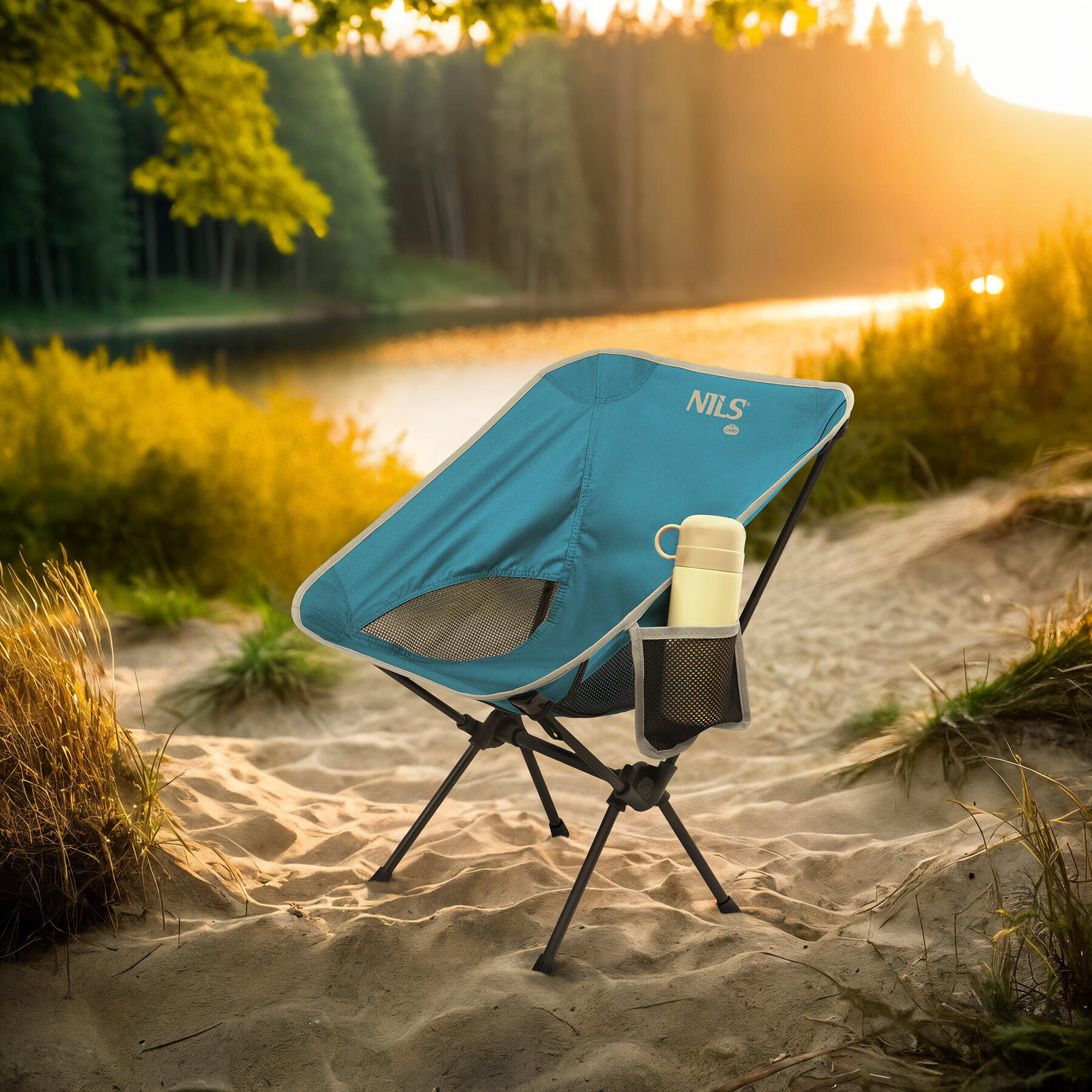 Chaise pliante compacte randonnée et camping NILS CAMP NC3320 120 kg 7/7