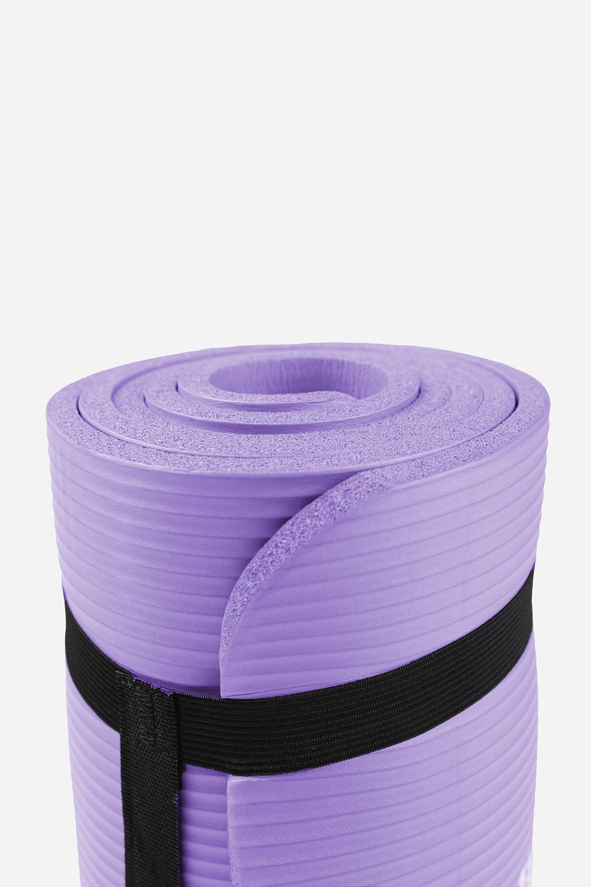 Yoga Mat Soft Foam Fitness Pilates Workout Mat Non Slip - Lilac 3/6