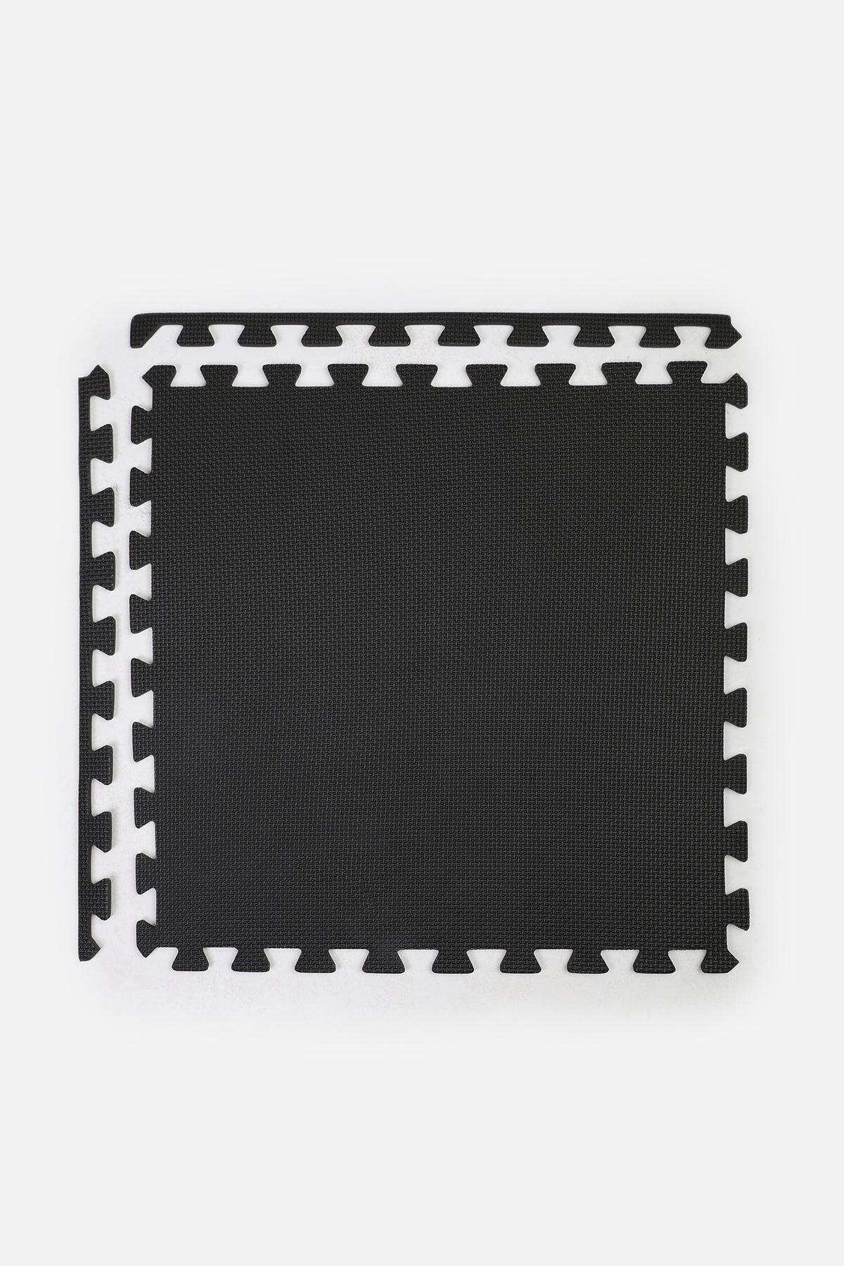 8 x Foam Exercise Mats 60cm x 60cm - Black 3/6