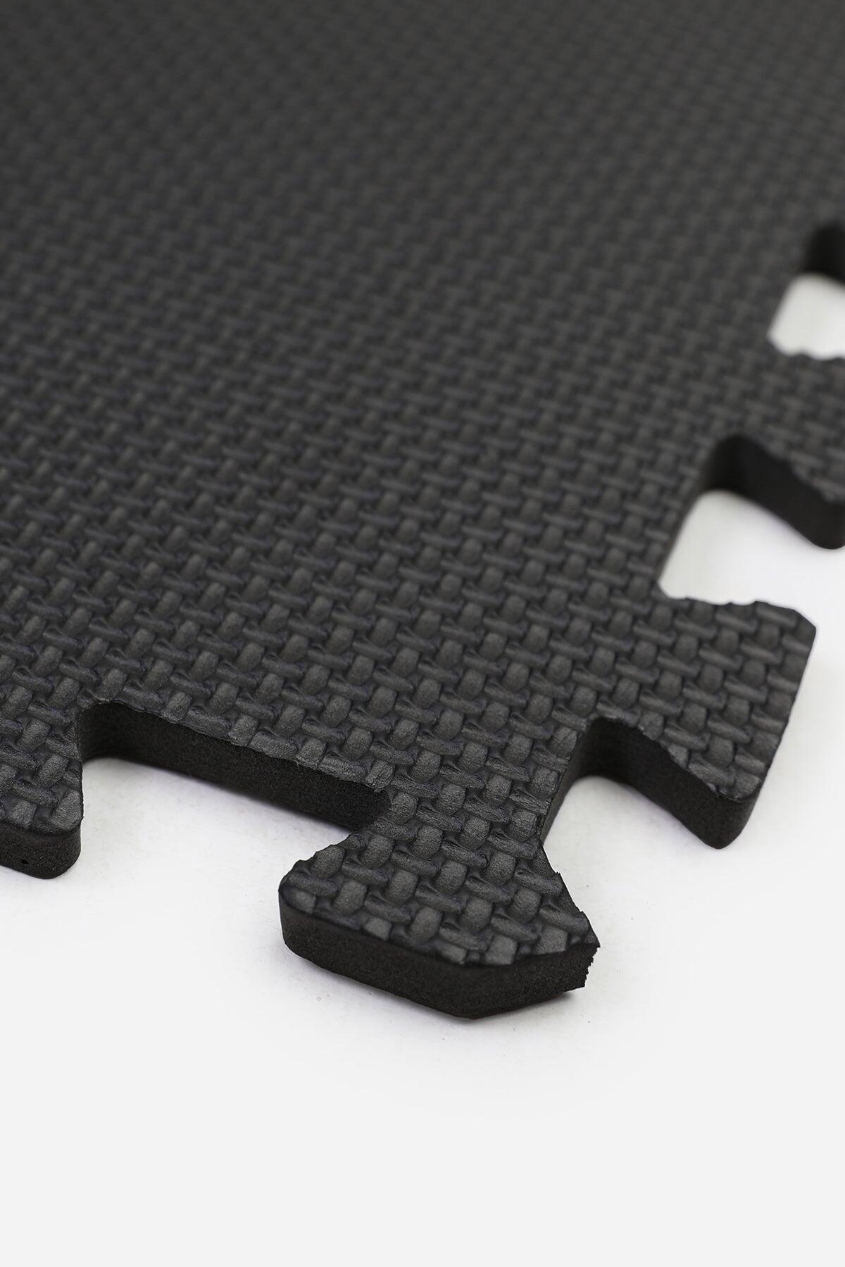 8 x Foam Exercise Mats 60cm x 60cm - Black 2/6