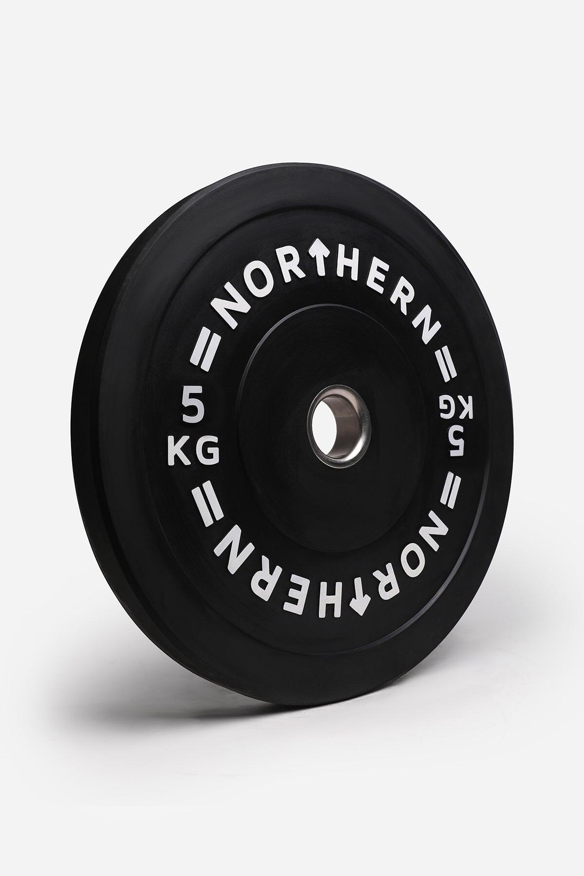 150KG Olympic Bumper Plates Set 4/5