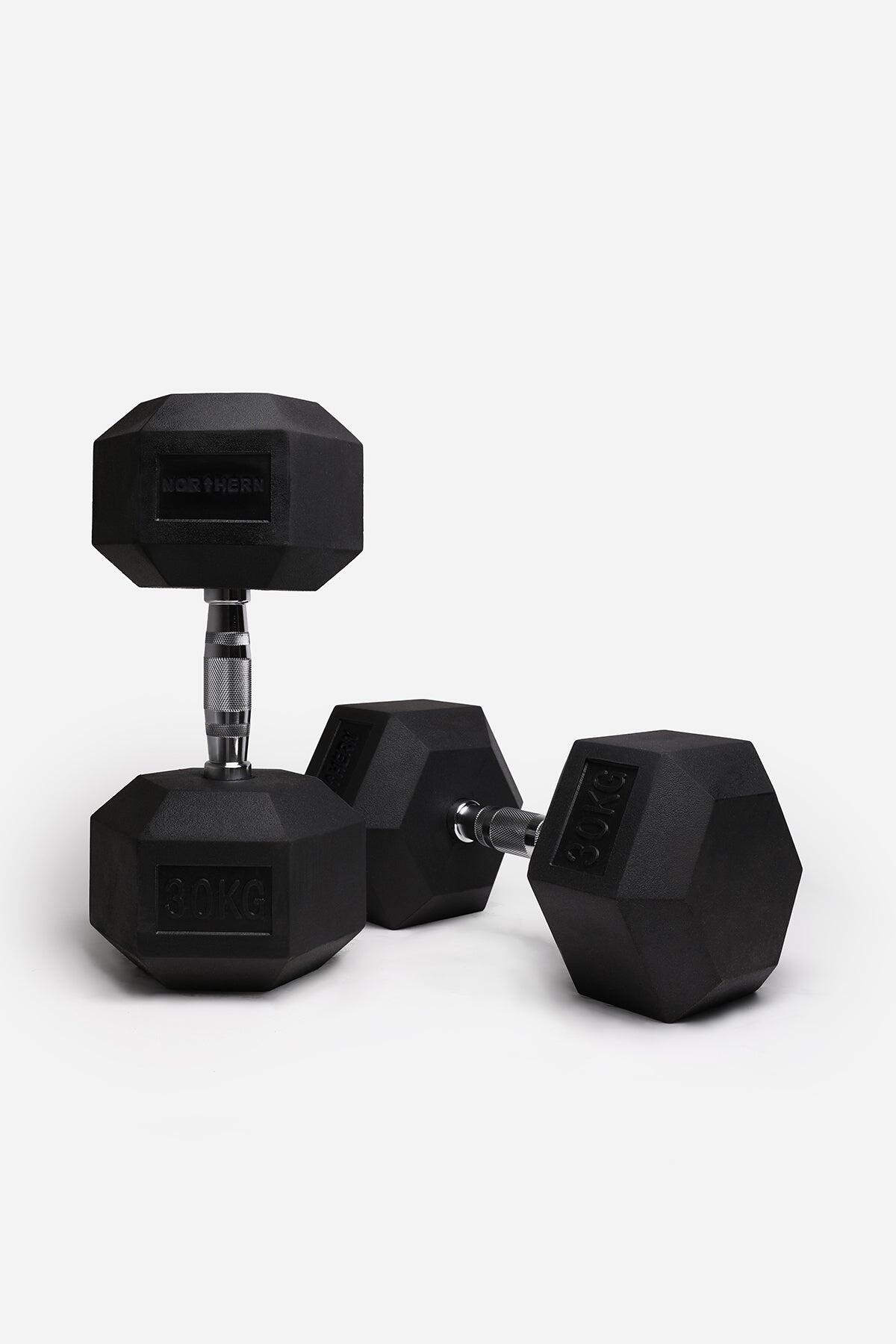 NORTHERN Hex Dumbbells - 2 x 30KG