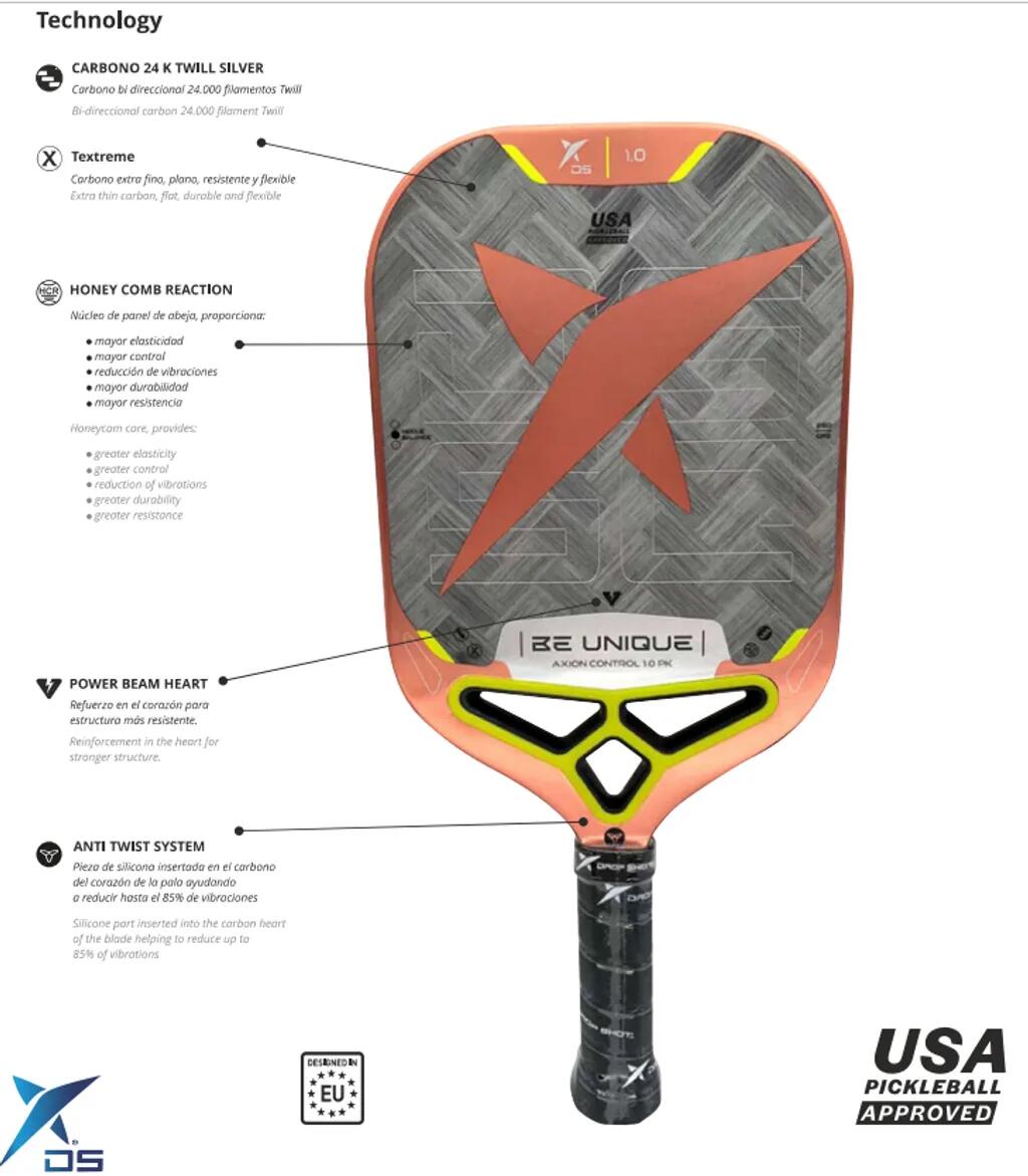 ピックルボール　パドル　Drop Shot AXION Control ピックルボール パドル Drop Shot AXION Control Amazon.com