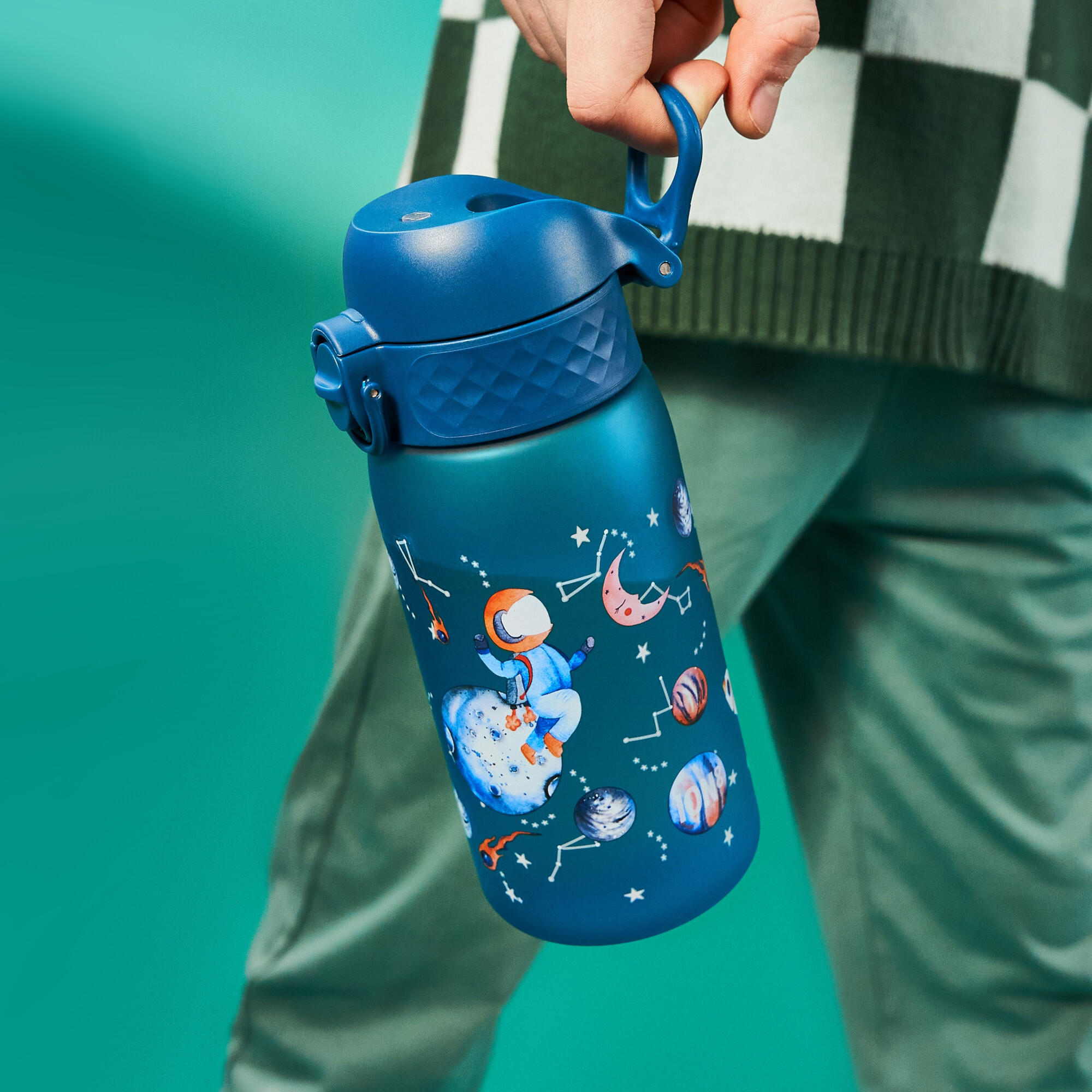 Bidon dziecięcy ION8 350ml z atestem PZH – szczelny, lekki, bez BPA 4/8
