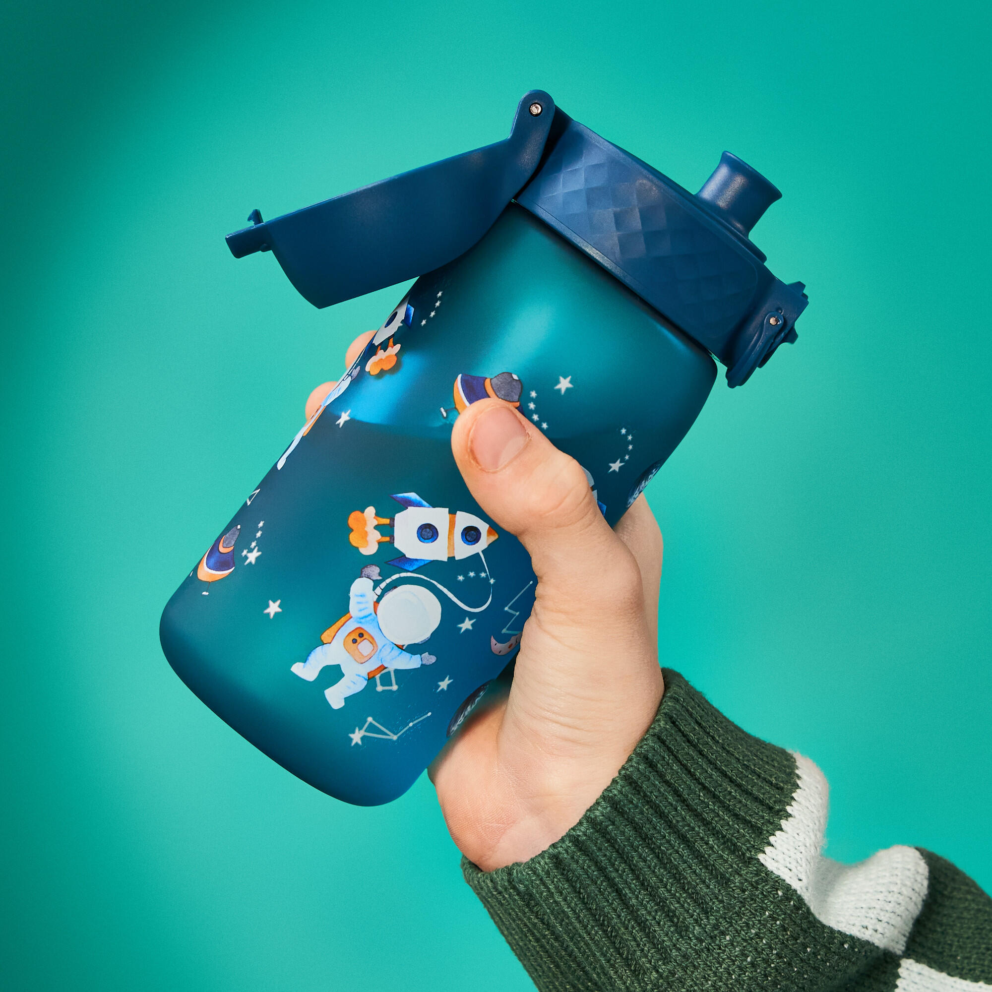 Bidon dziecięcy ION8 350ml z atestem PZH – szczelny, lekki, bez BPA 3/8