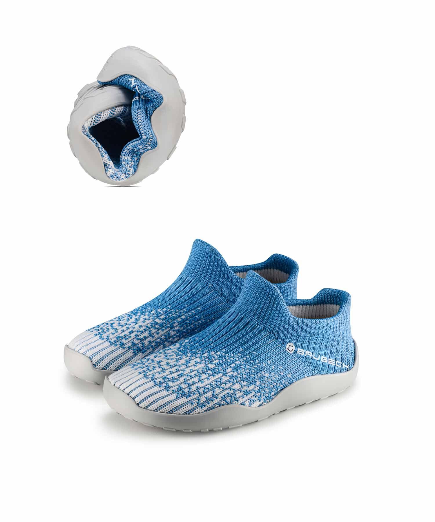 Buty minimalistyczne dziecięce ombre Brubeck Barefoot Merino 2/7