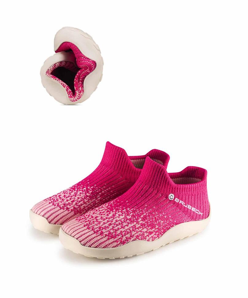 Buty minimalistyczne dziecięce ombre Brubeck Barefoot Merino