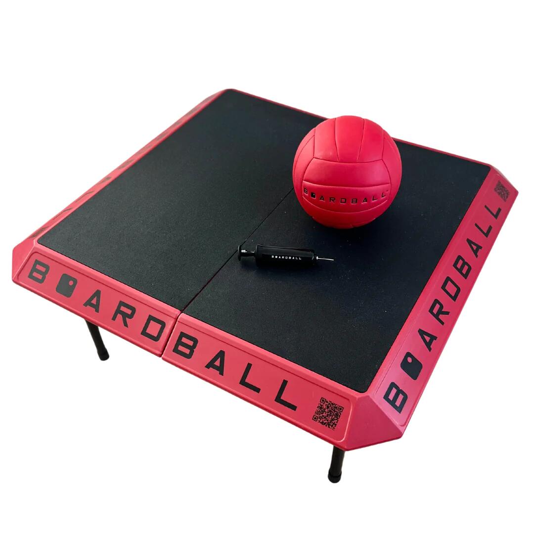 Boardball - Boardball - Set - Jeu De Volley - Roundnet - Planche De Volley - Ballon De Volley - Noir|rouge - 85 - Decathlon