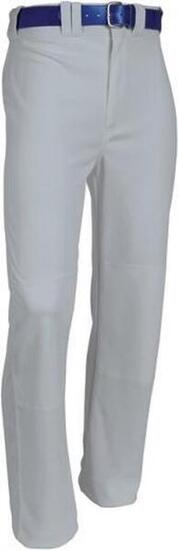 Pantalon de baseball - Boot Cut - Sans jambe élastique - Adultes (Gris)