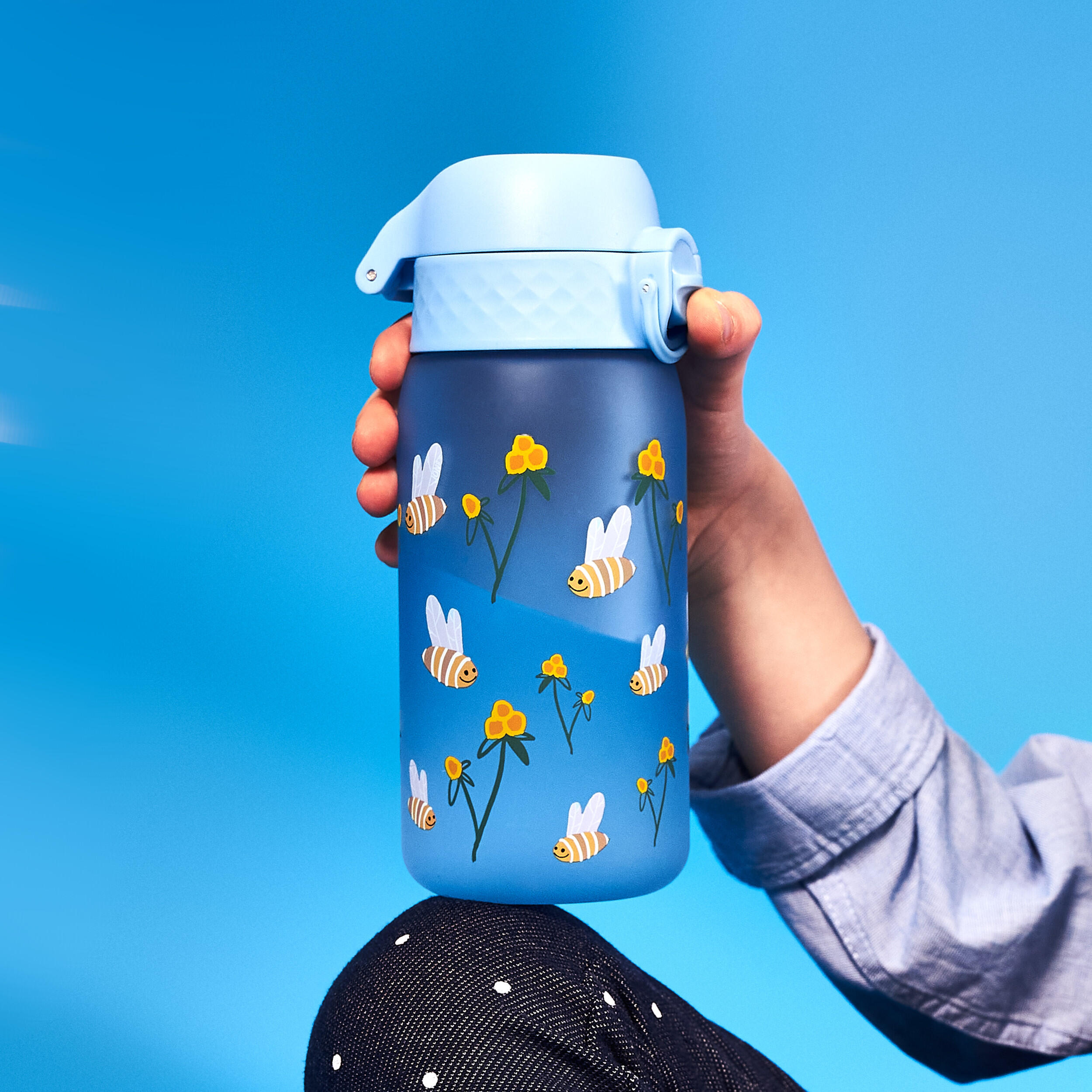 Bidon dziecięcy ION8 350ml z atestem PZH – szczelny, lekki, bez BPA 2/8