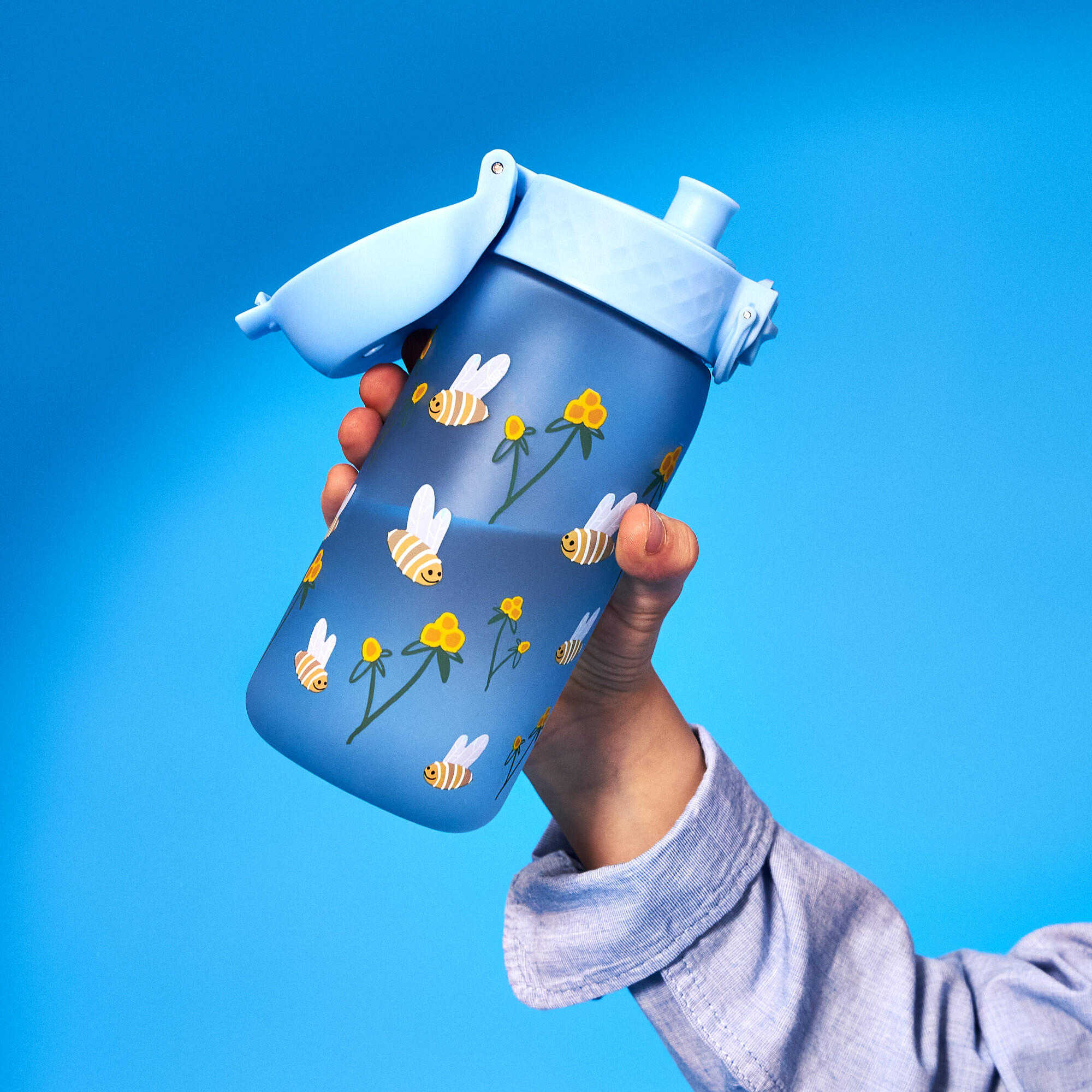 Bidon dziecięcy ION8 350ml z atestem PZH – szczelny, lekki, bez BPA 3/8