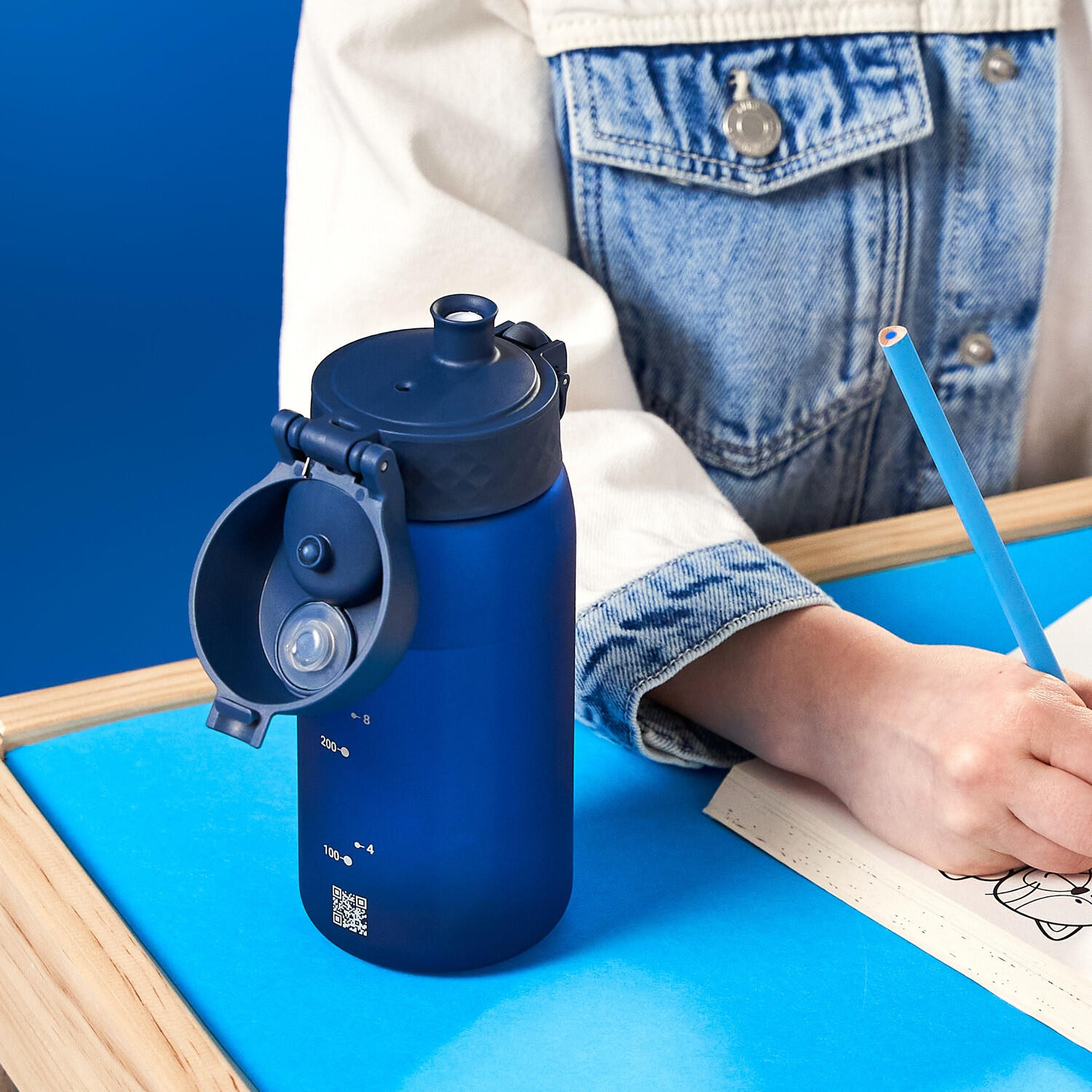Bidon dziecięcy ION8 350ml z atestem PZH – szczelny, lekki, bez BPA 4/8