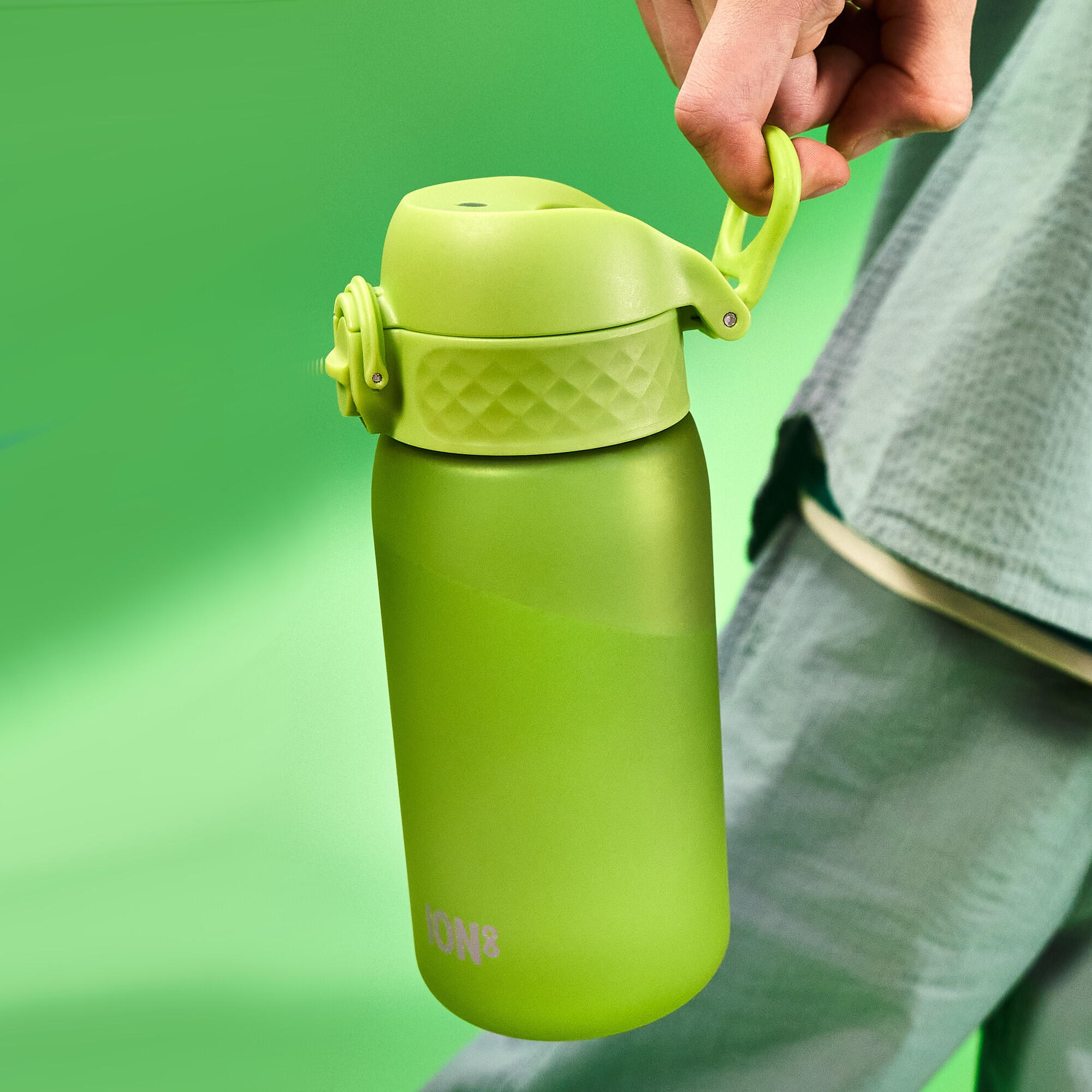 Bidon dziecięcy ION8 350ml z atestem PZH – szczelny, lekki, bez BPA 5/8