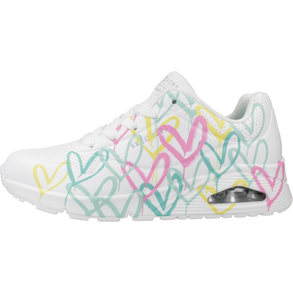 Baskets Femme Baskets Skechers UNO - CHANGED LOVE Blanc Blanc Skechers 2/6