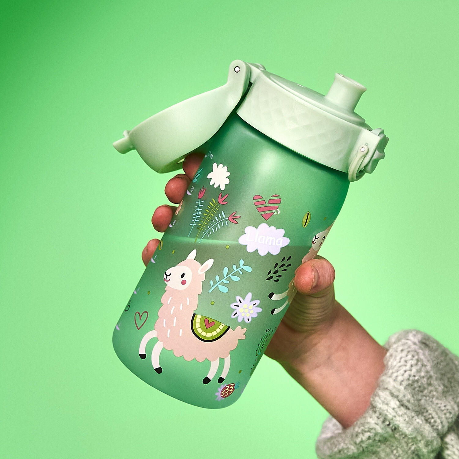 Bidon dziecięcy ION8 350ml z atestem PZH – szczelny, lekki, bez BPA 3/8